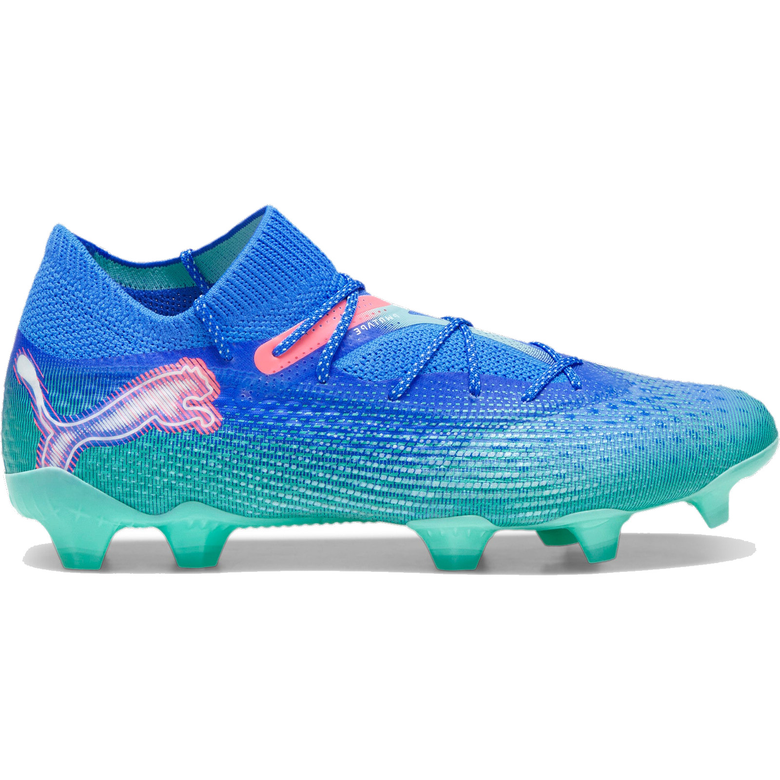 Puma FUTURE 7 ULTIMATE FG AG voetbalschoenen heren bluemazing PUMA white electric peppermint