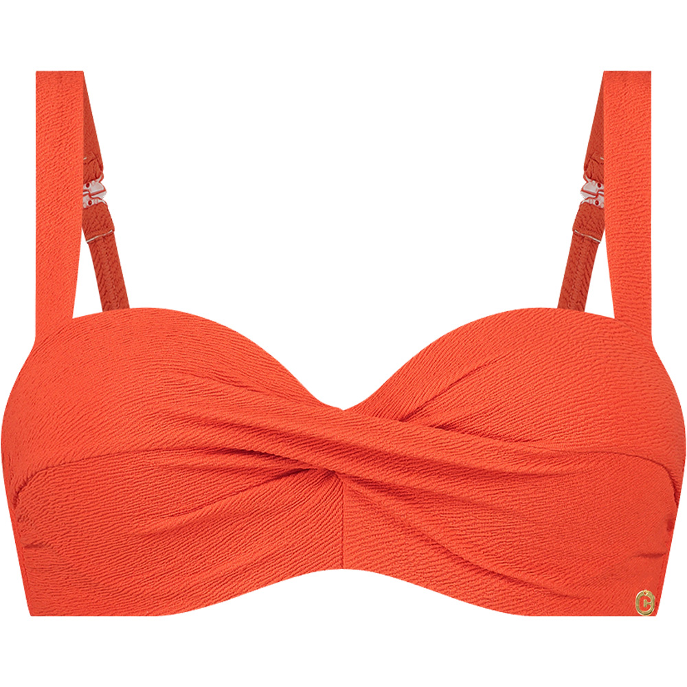 Ten Cate Twisted bikini top dames summer red 