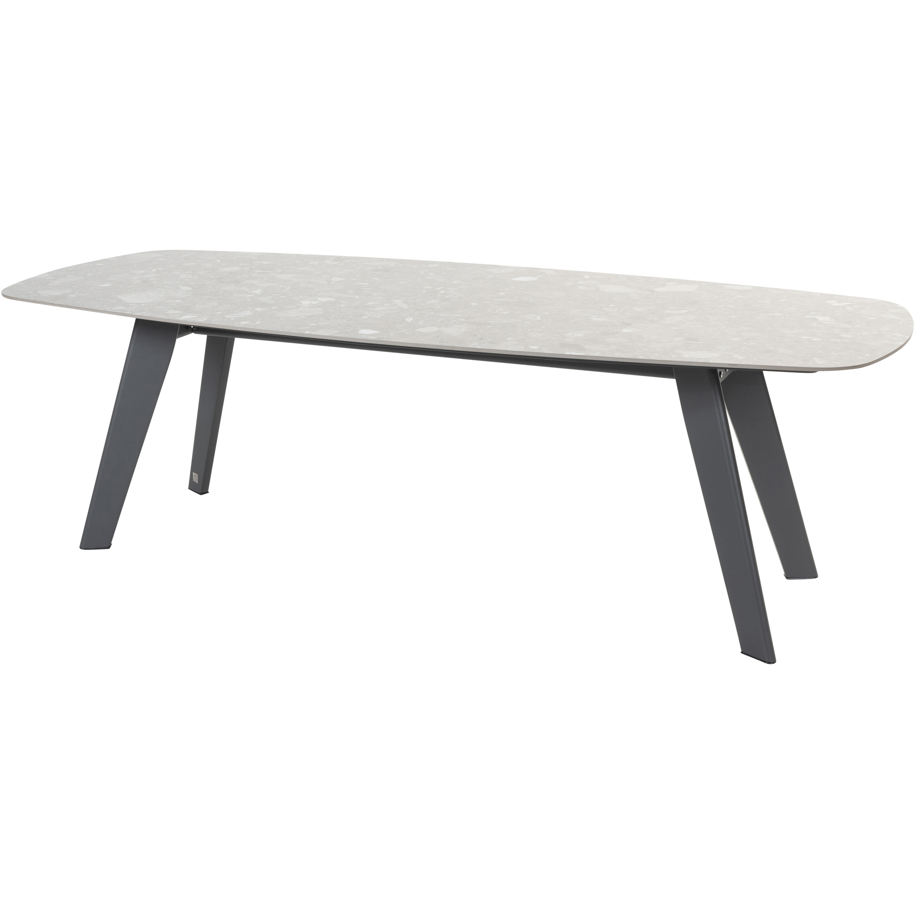 4 Seasons Outdoor Montana dining tuintafel 240 x 103 cm ceramic terrazzo