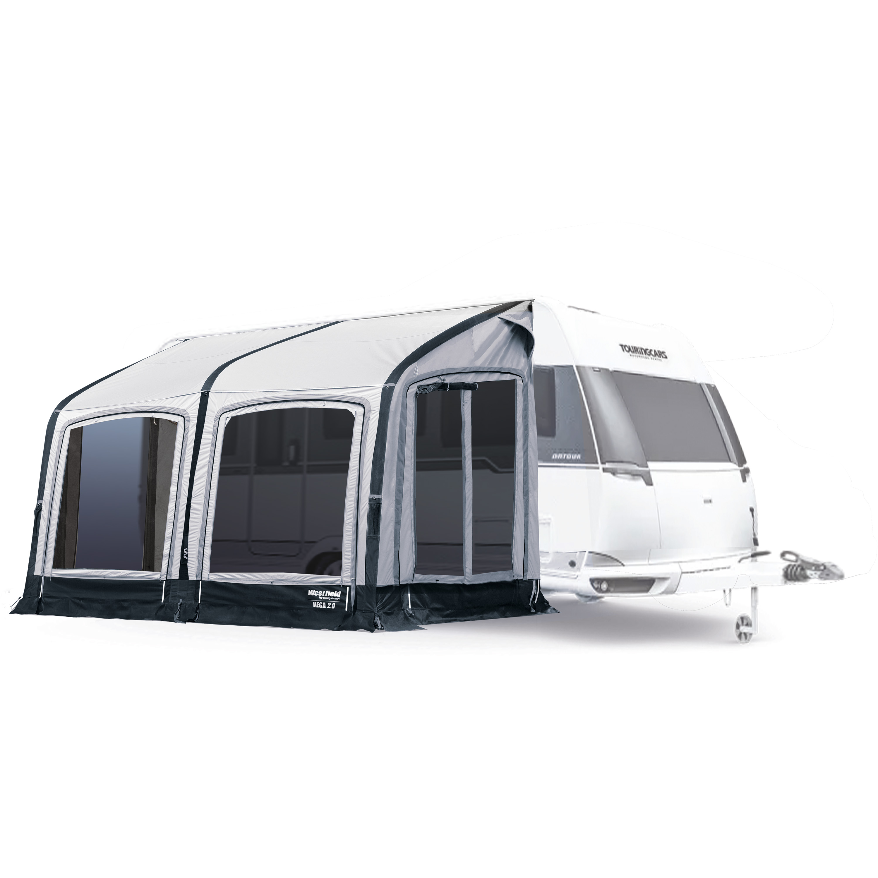 Westfield Vega 375 2.0 Caravan deeltent opblaasbaar frame 235 - 255 cm