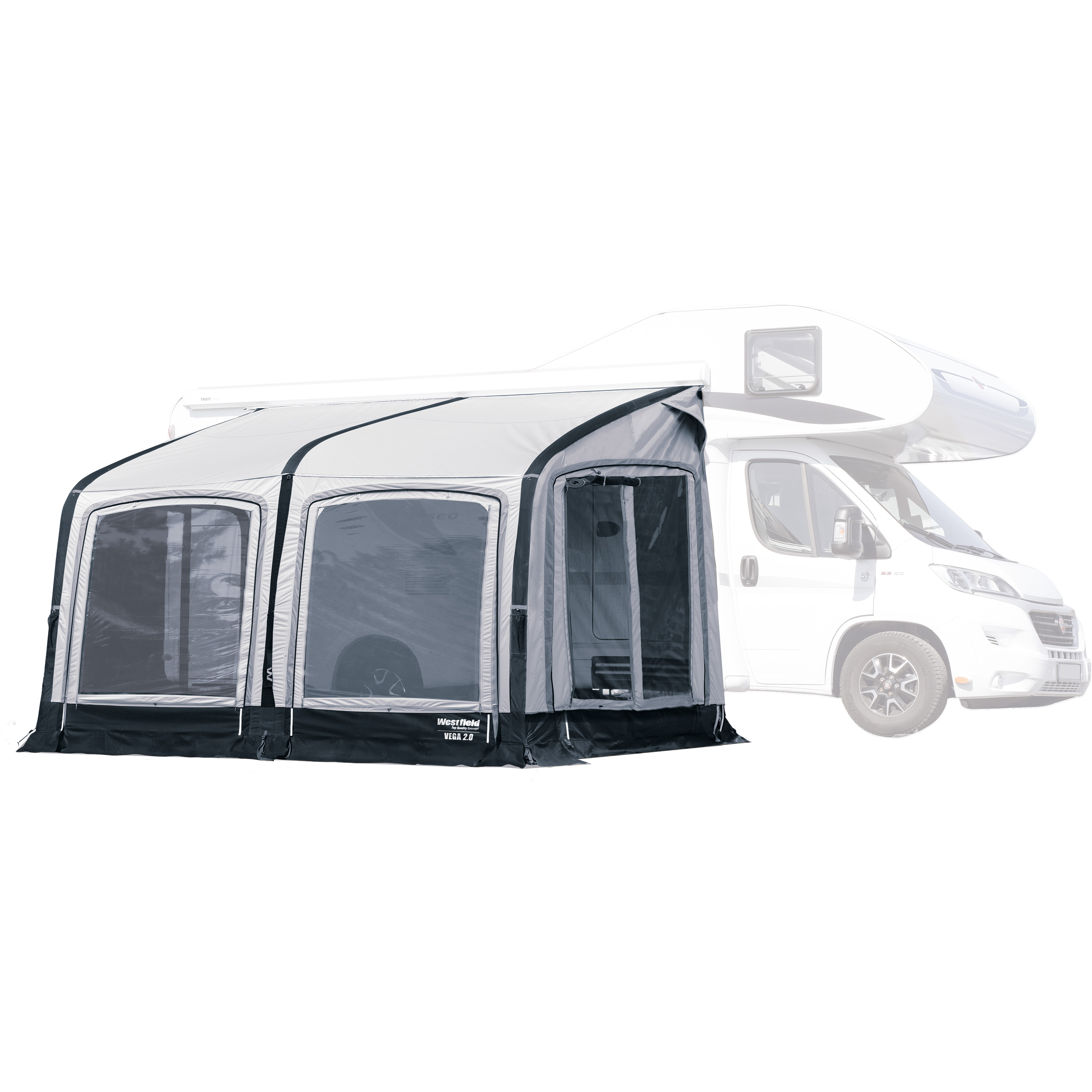 Westfield Vega 375 2.0 Camper deeltent opblaasbaar frame 255 - 285 cm 