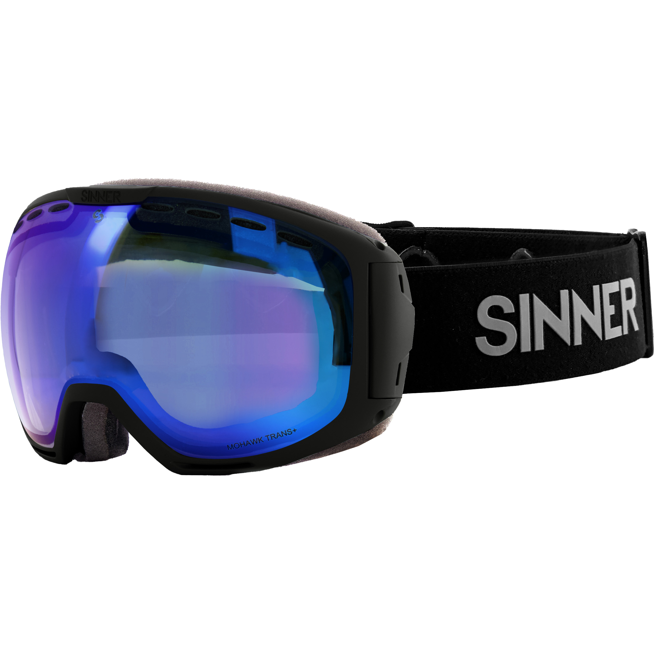 SINNER MOHAWK skibril SINTEC TRANS+ matte black 
