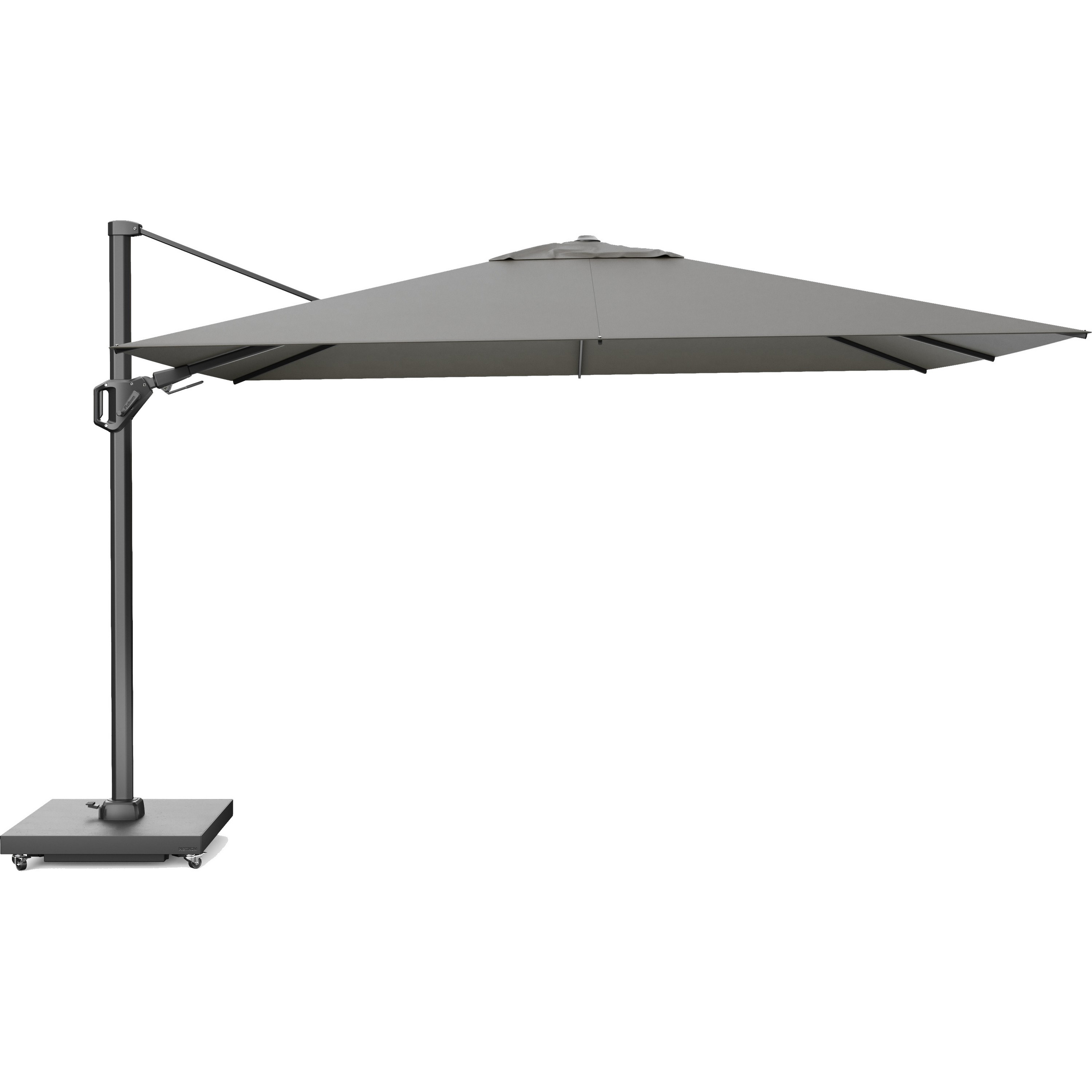 Platinum Challenger T2 Premium parasol 260 x 350 cm manhatten