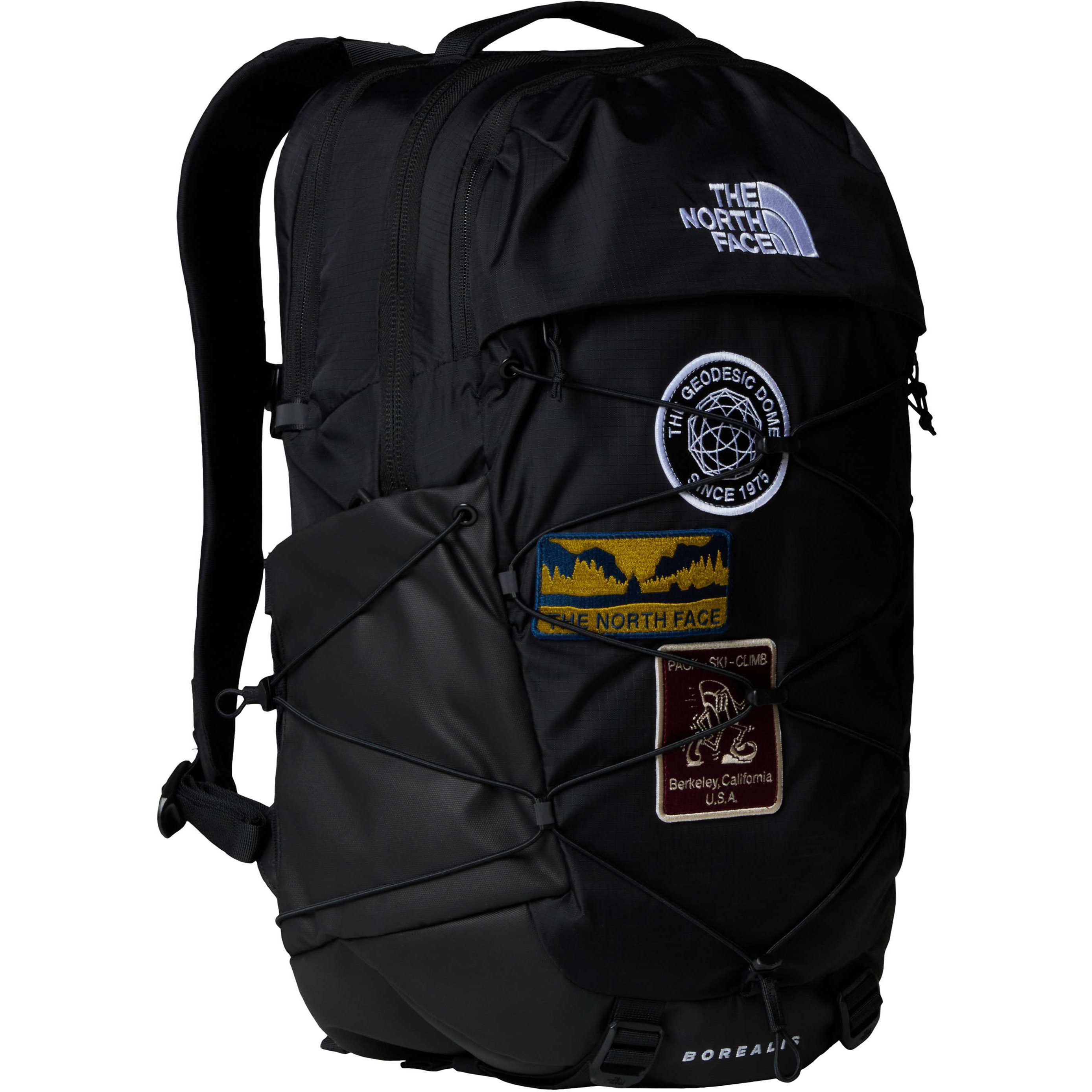 The North Face Borealis 15 inch laptop rugzak 28 liter TNF black U borealis patch TNF white