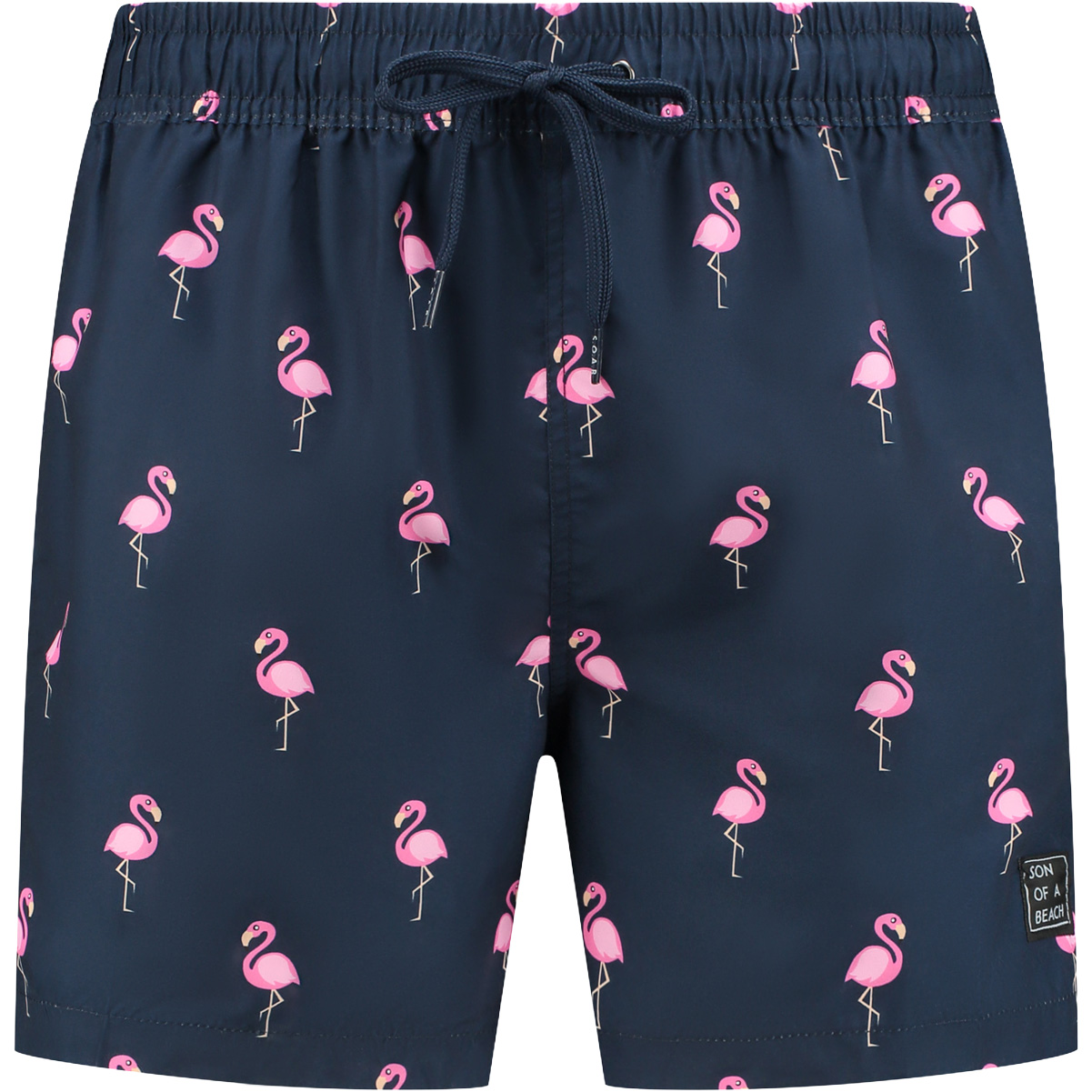 Son of a Beach Flamingo zwembroek heren dark navy 