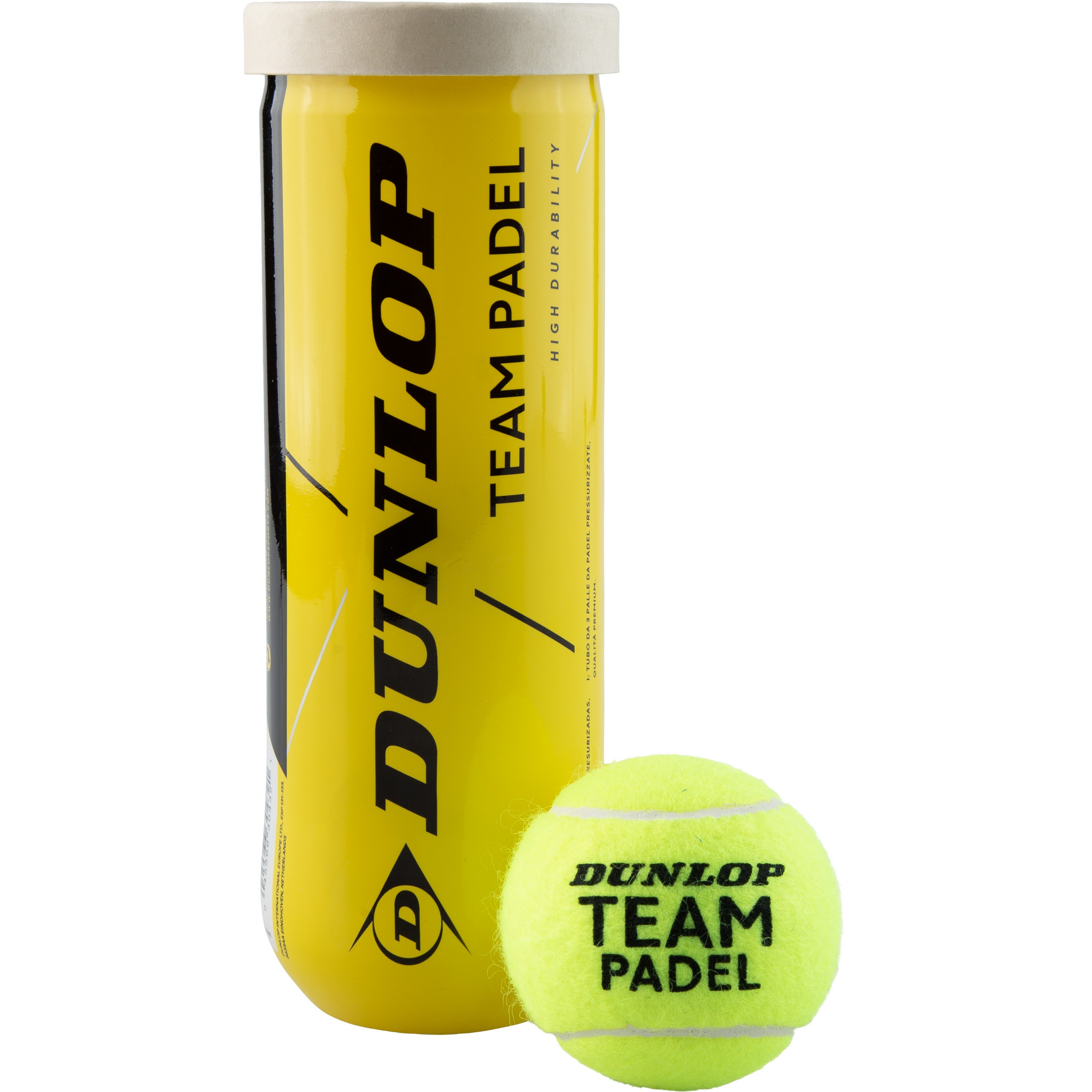 Dunlop Team Padel padelbal 3-pack 