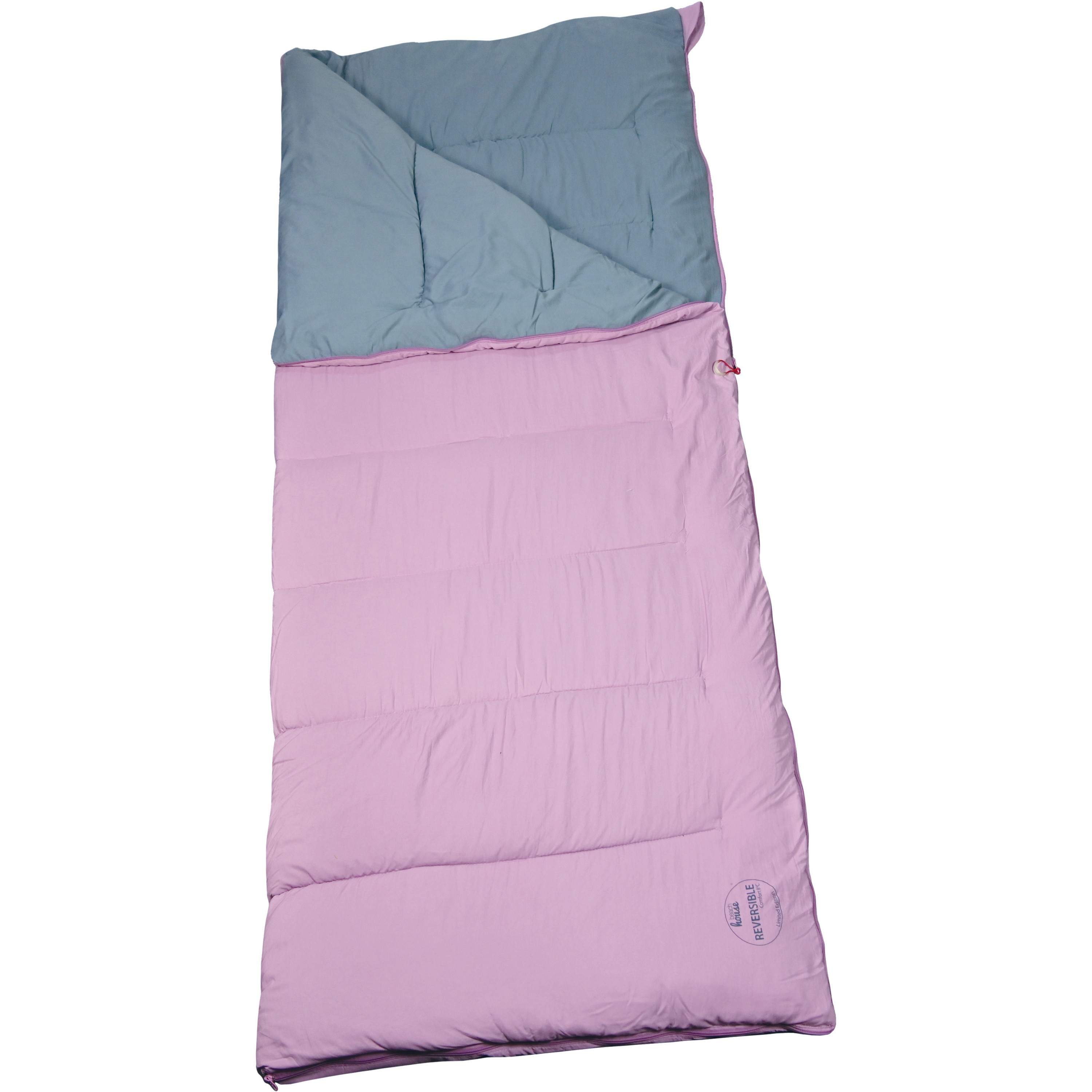 Polydaun Beach House reversible slaapzak lila blue 