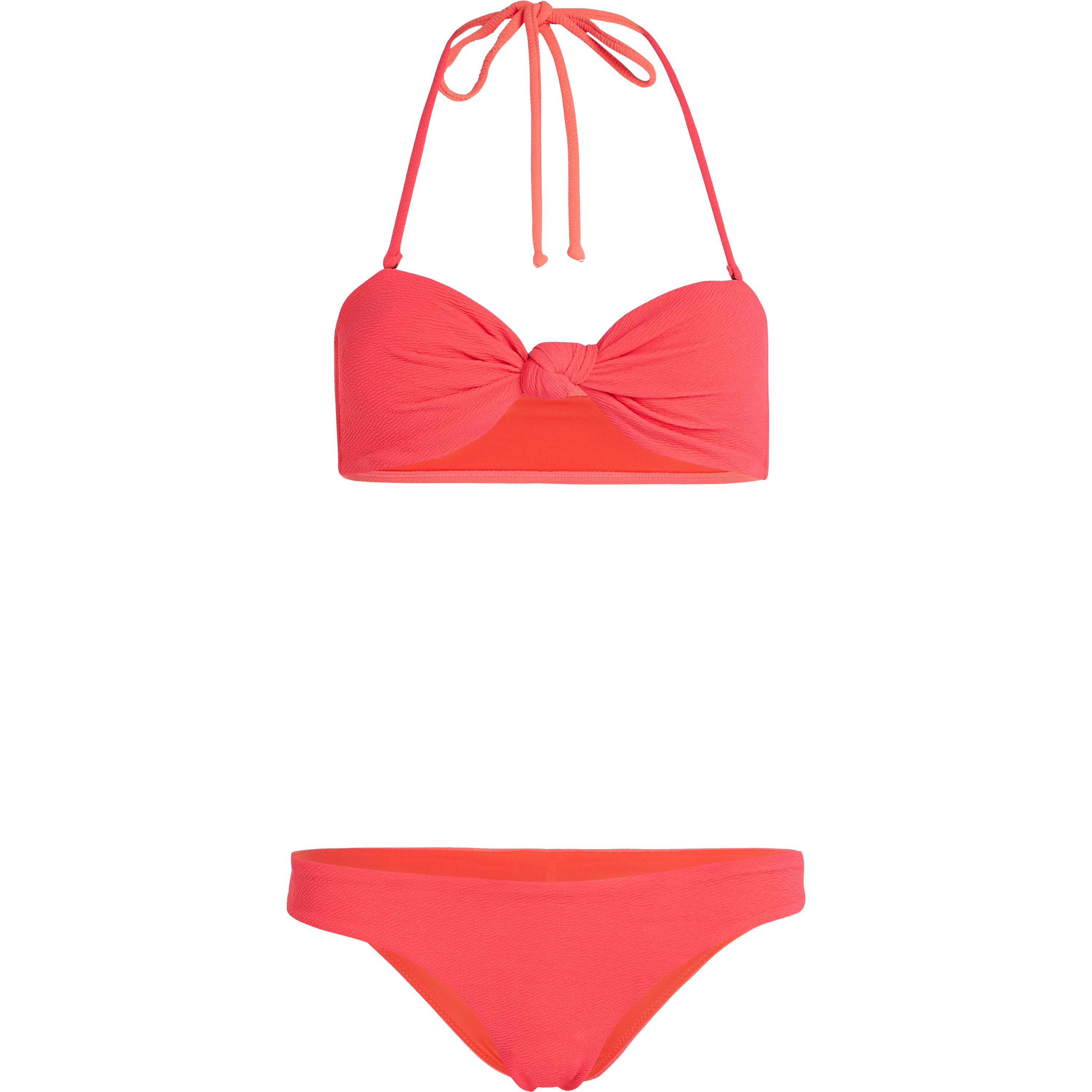 O'Neill Knot Bandeau Matira bikini dames pink flamingo 