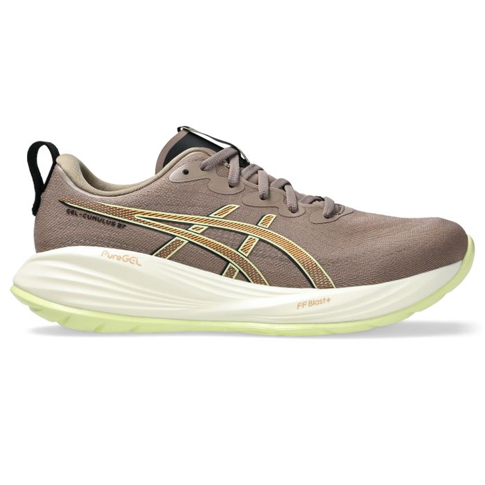 Asics Gel-Cumulus 27 hardloopschoenen heren taupe grey black
