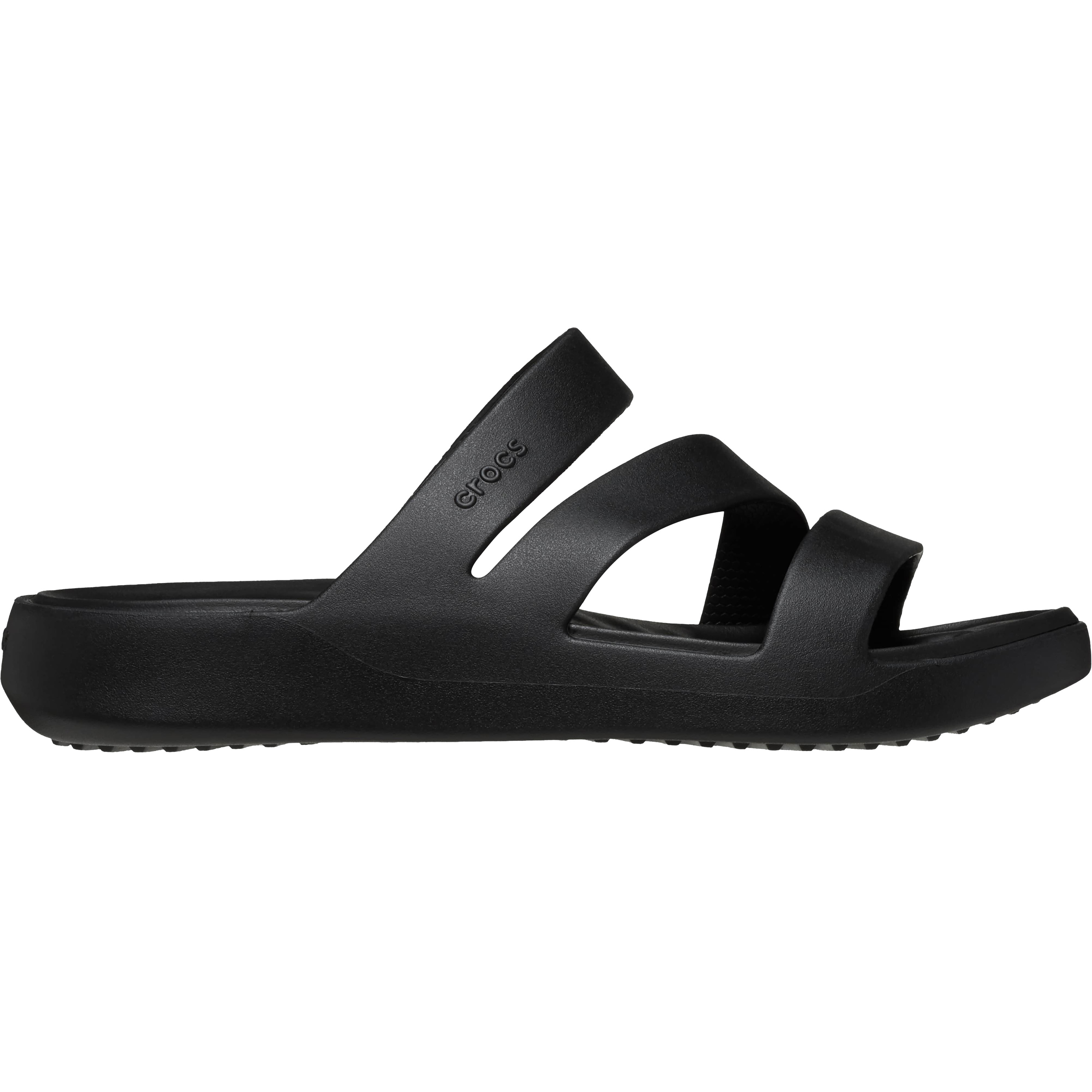 Crocs Getaway Strappy slippers dames black 