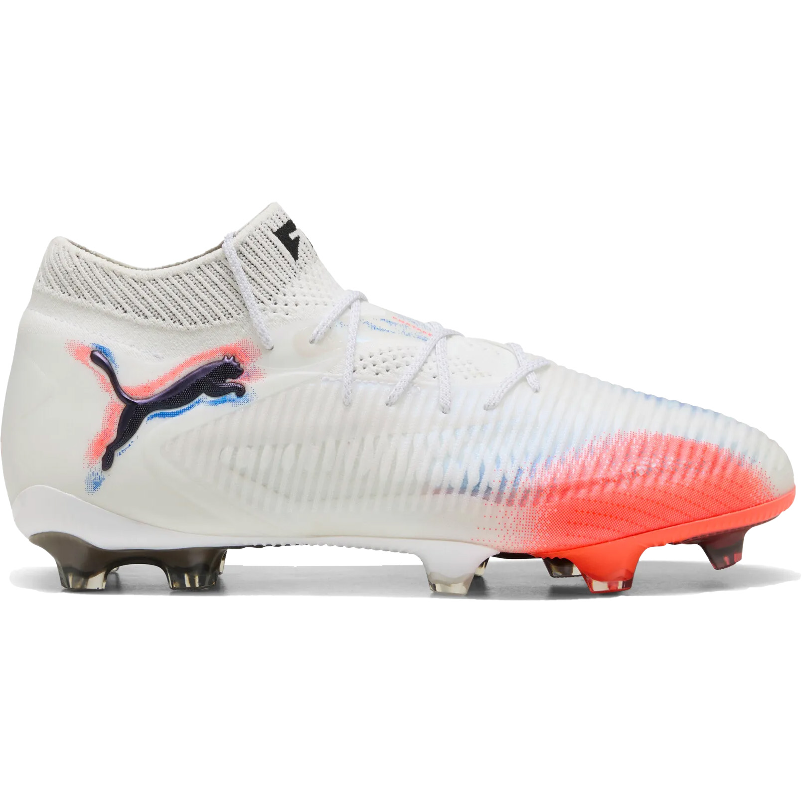PUMA Future 8 Ultimate FG voetbalschoenen PUMA white PUMA  black glowing red