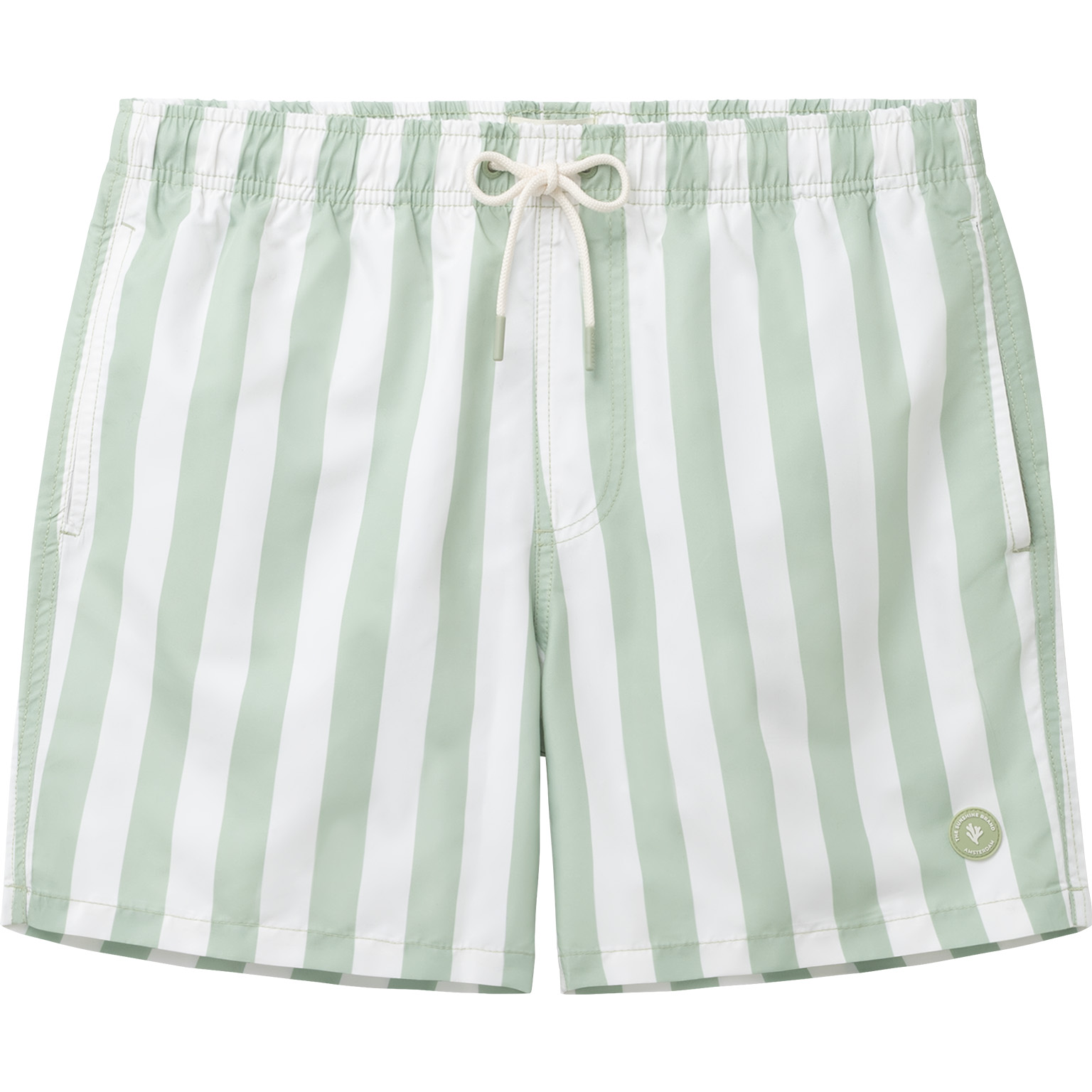 Shiwi MAC zwembroek heren broad stripe green dust    
