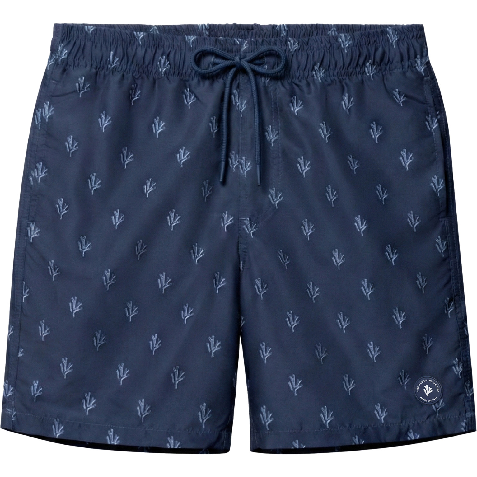 Shiwi MIKE zwembroek heren blue navy sketched coral   