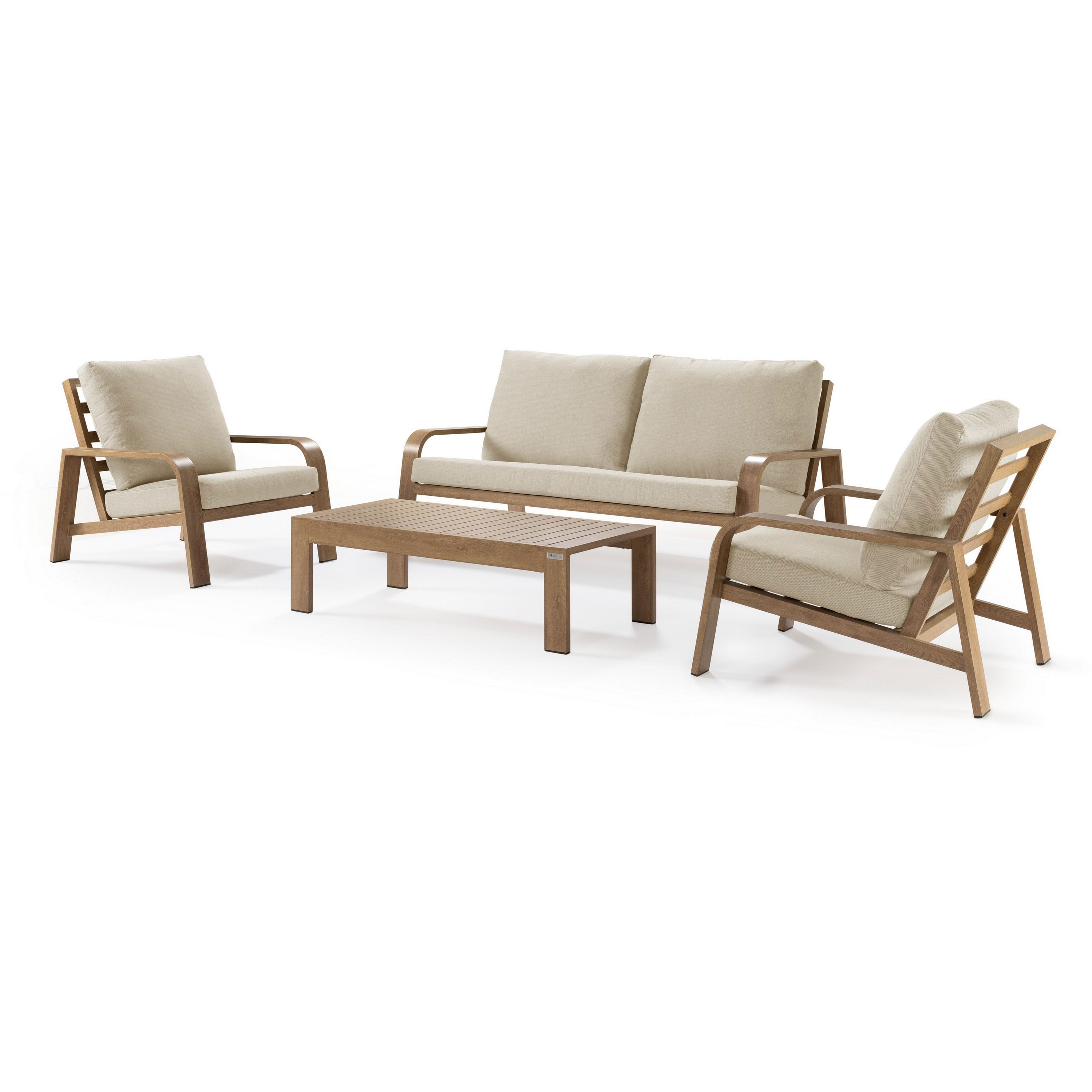 Callisto Bongo loungeset 4-delig beige 