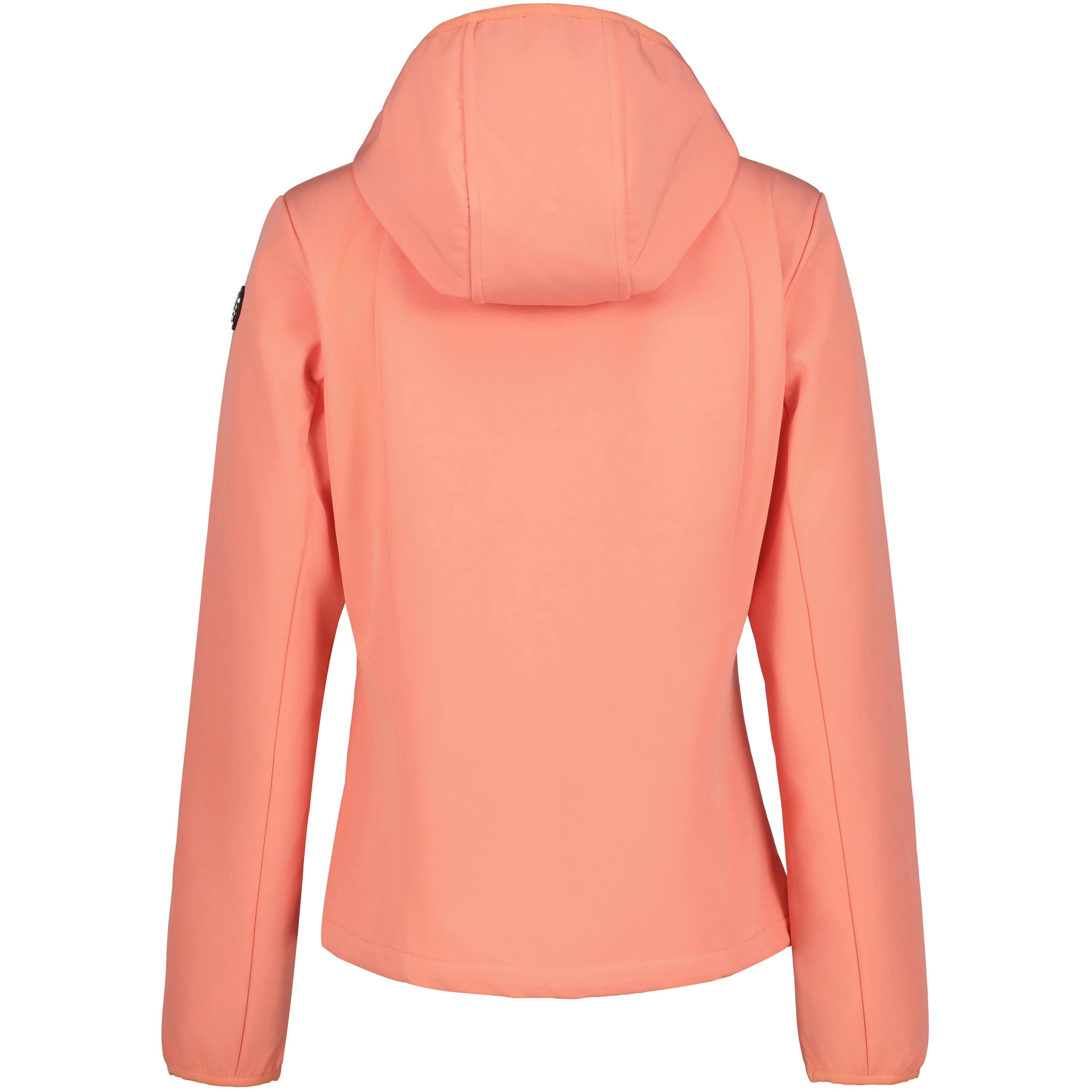 Luhta Annikkala L – Giacca Softshell Donna, Slim Fit, Cappuccio Fisso, Impermeabile 8000mm, Traspirante 3000g/m²/24h, Elasticizzata 4 Direzioni, Arancione