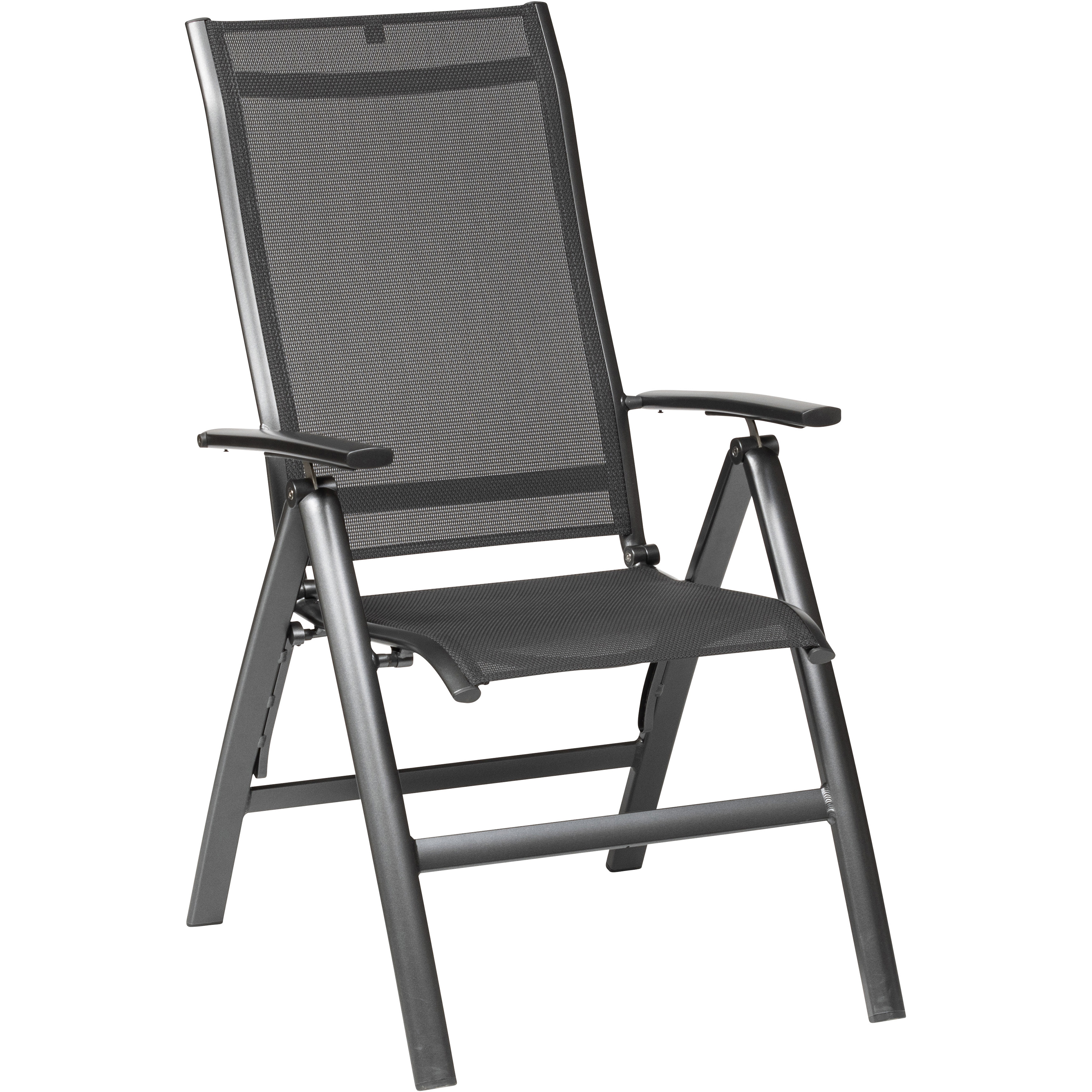 Kettler Legato Curve XL verstelbare tuinstoel anthracite 