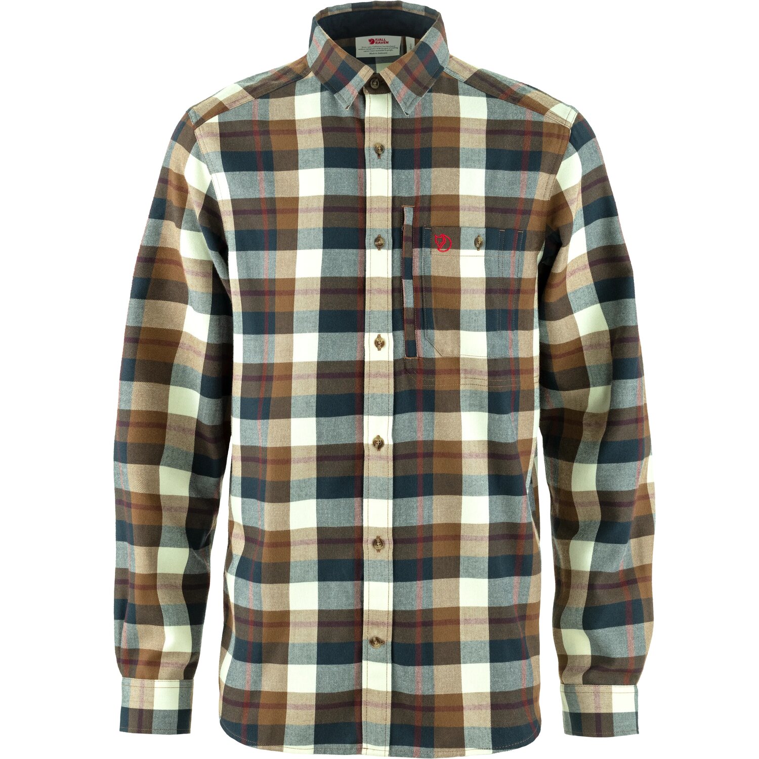 Fjällräven Fjällglim overhemd heren wood brown 