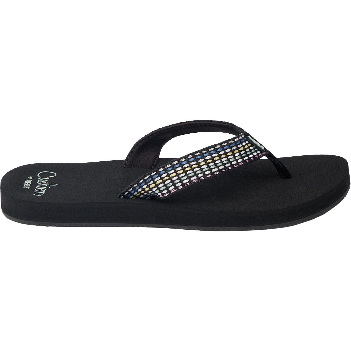 REEF Baja Elana slippers dames black frosty 