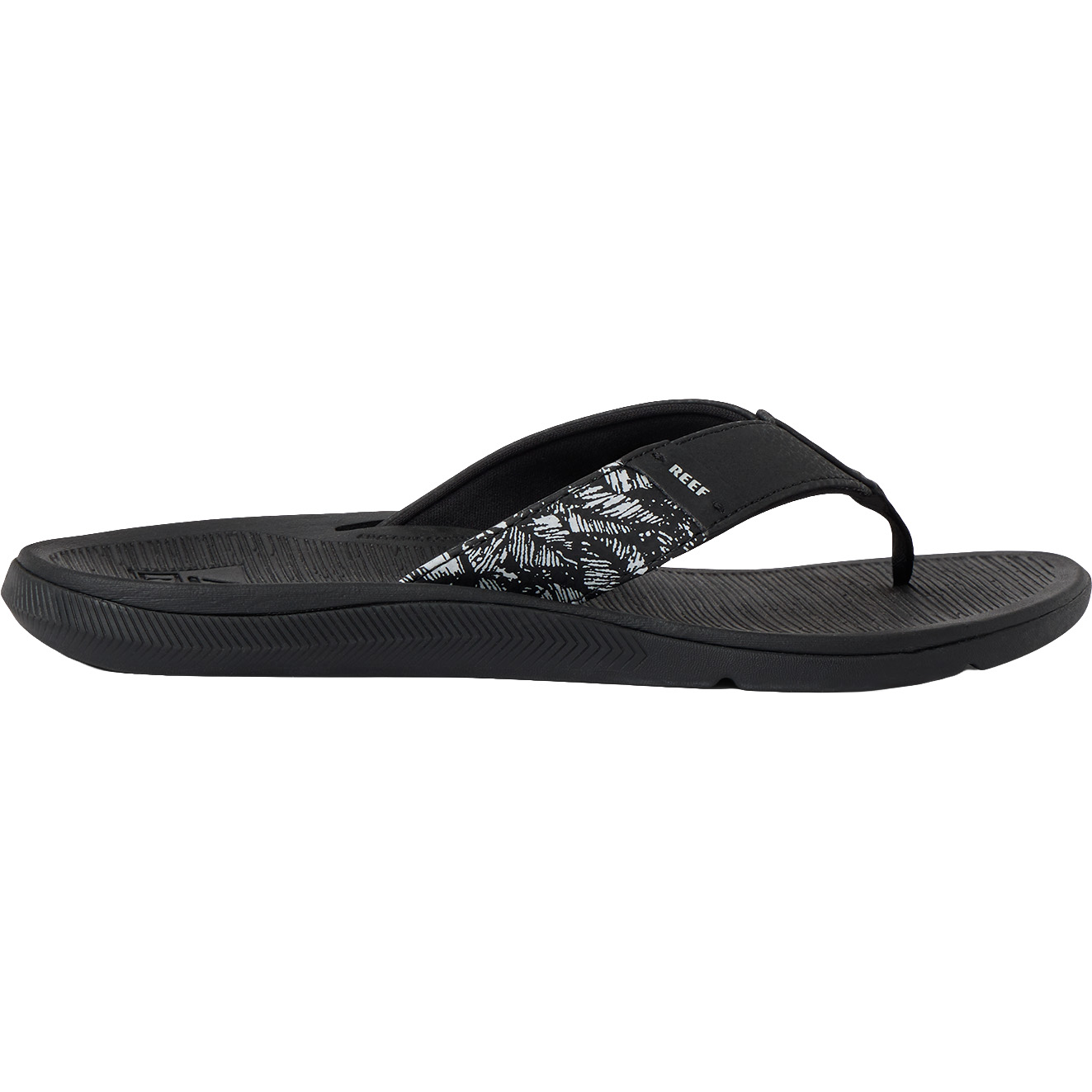 REEF Santa Ana slippers dames black white 