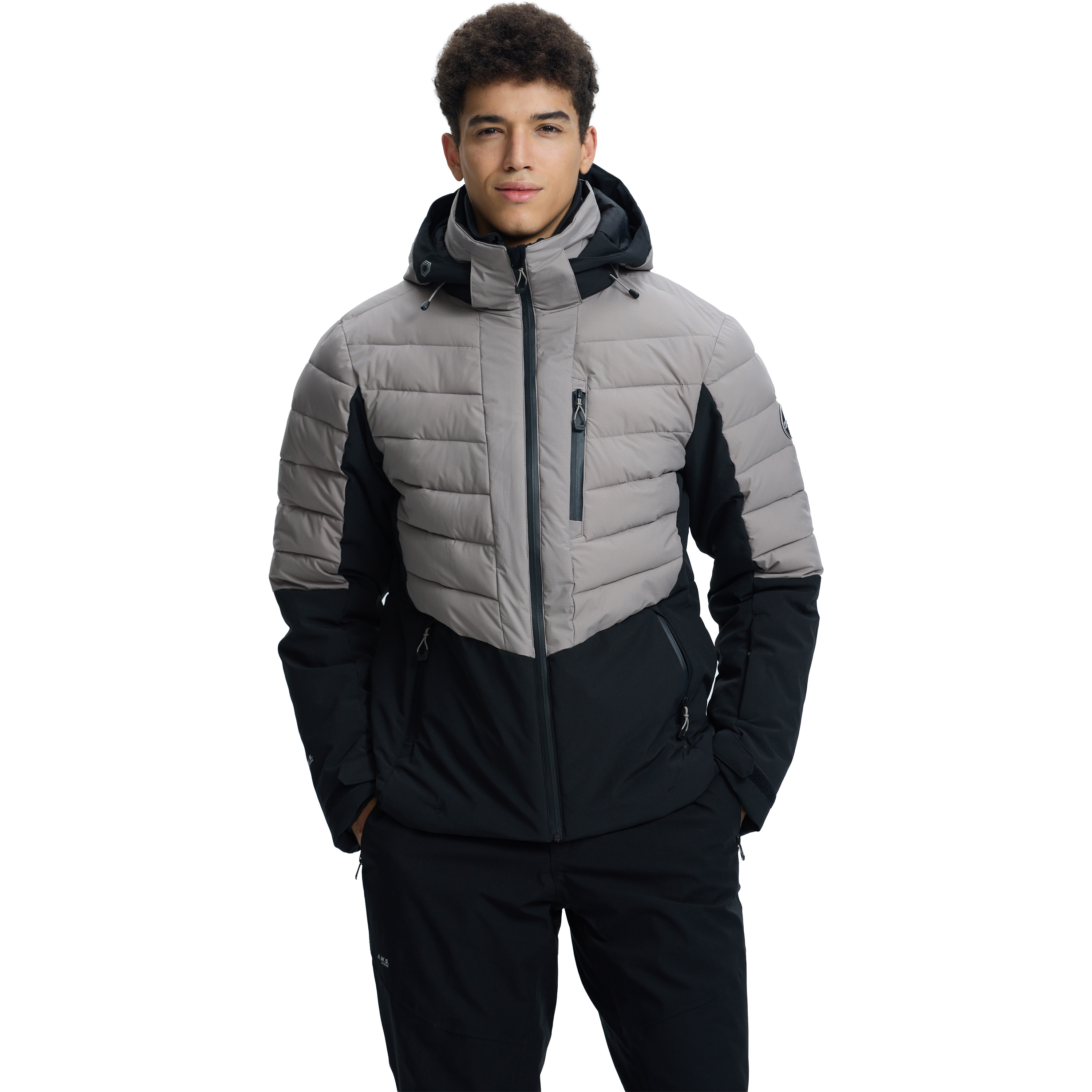 Icepeak Folsom winterjas heren grey 