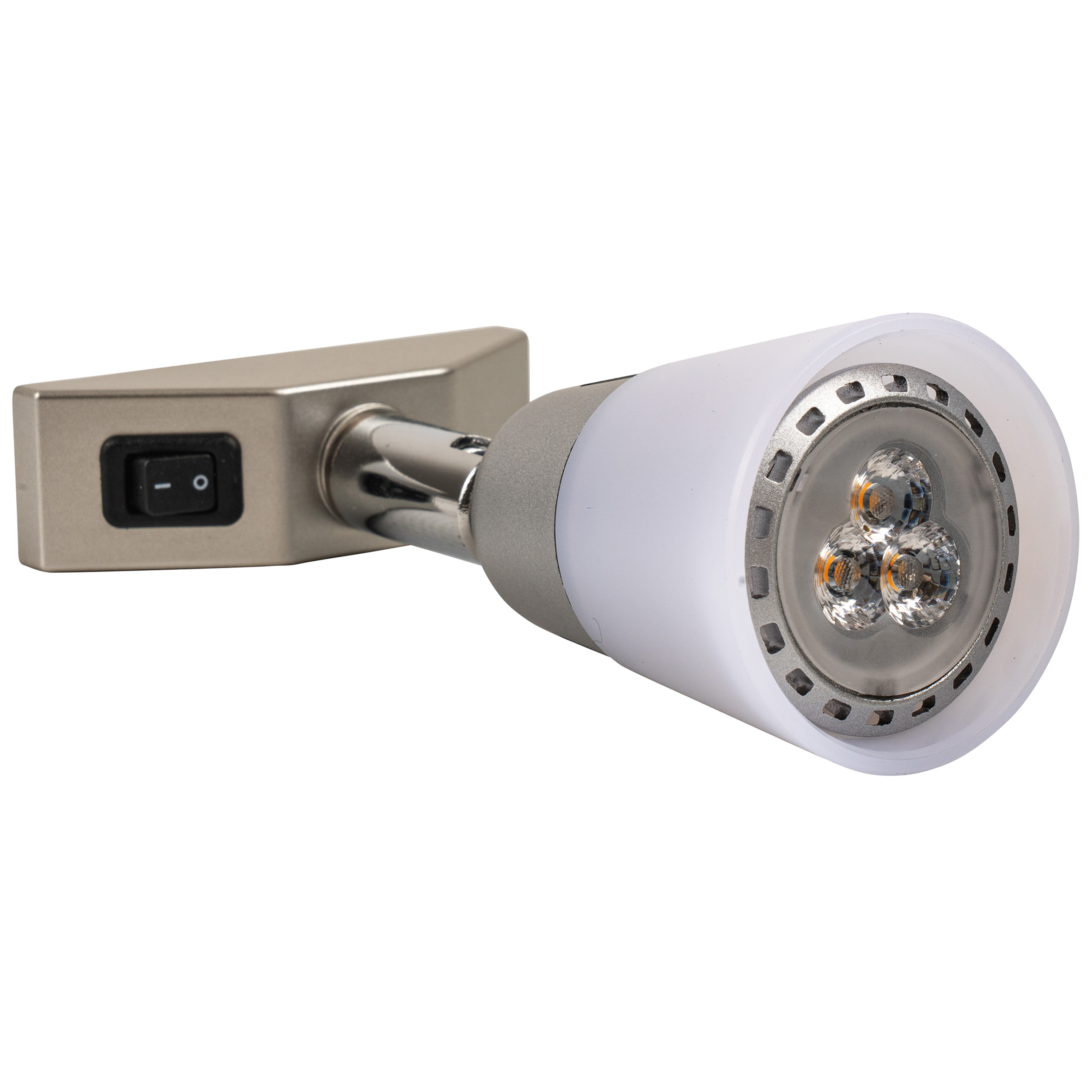 Dometic LED Spot Mat Glas MR11 G4 stroomrail silver 