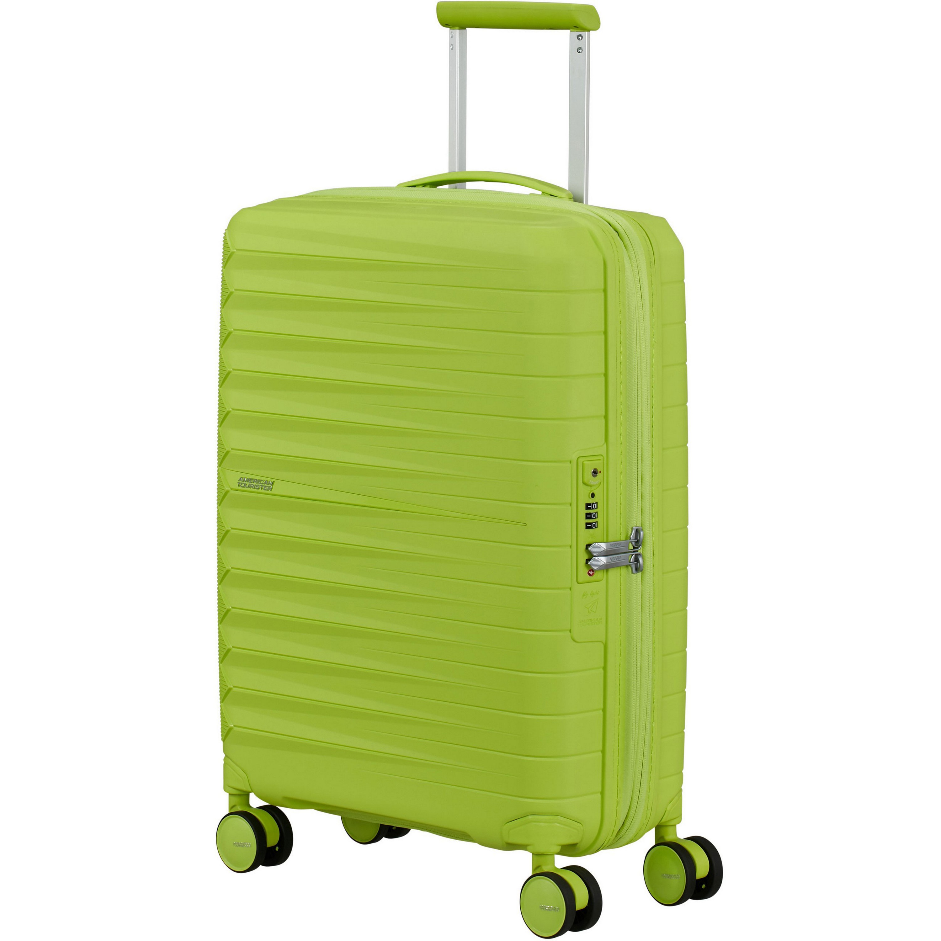 American Tourister Fastforward Spinner 55 koffer neon lime 