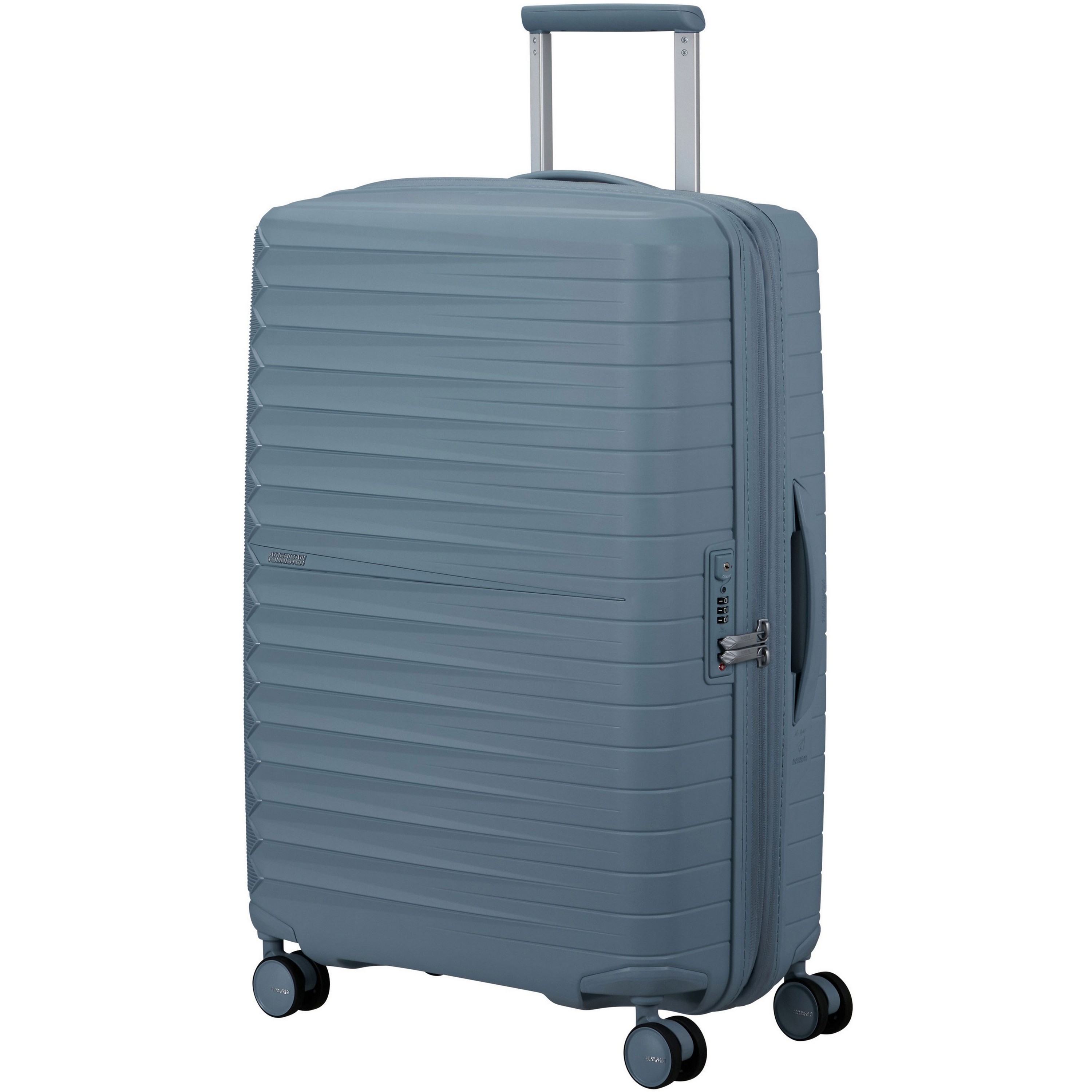 American Tourister Fastforward Spinner 68 koffer steel blue 