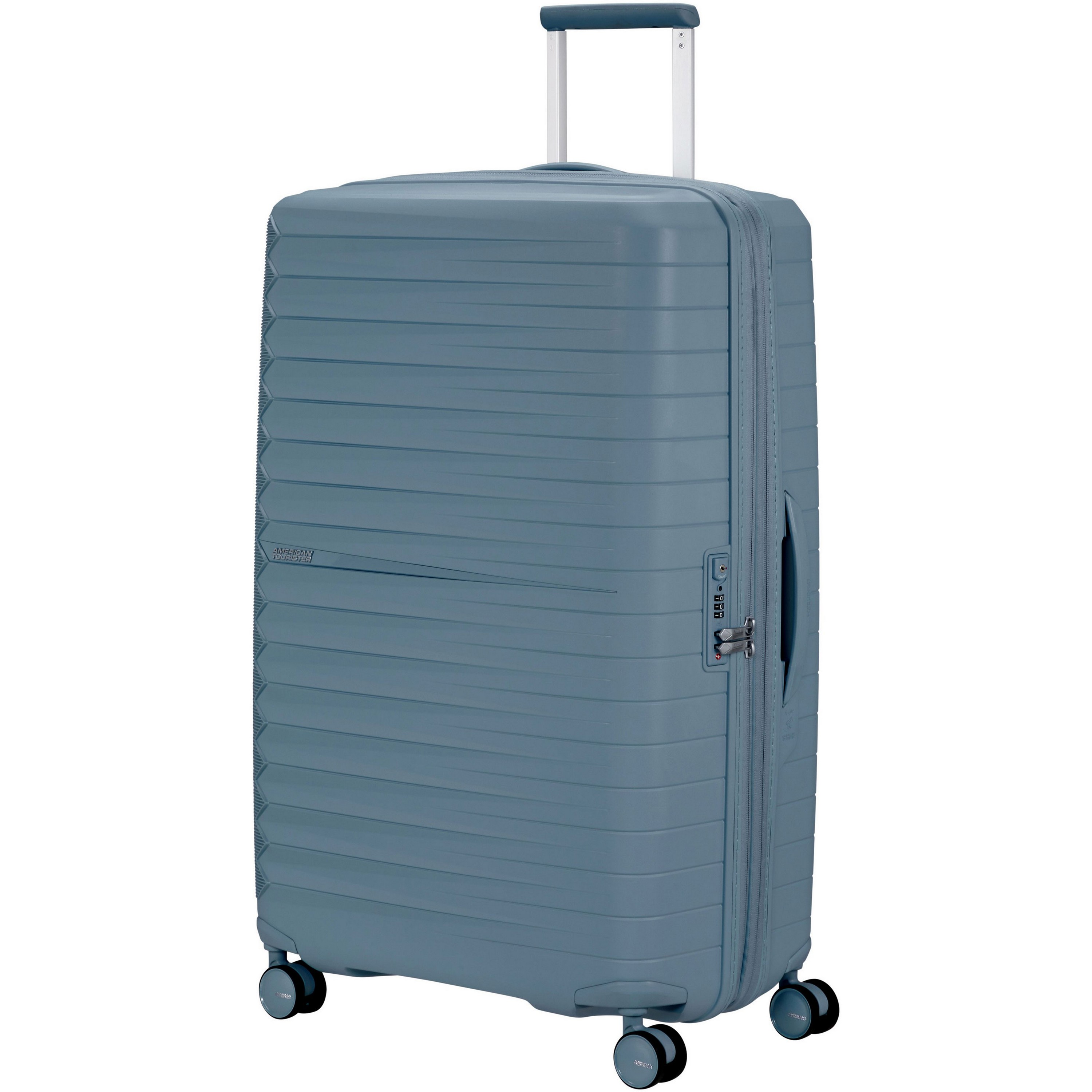 American Tourister Fastforward Spinner 78 koffer steel blue 