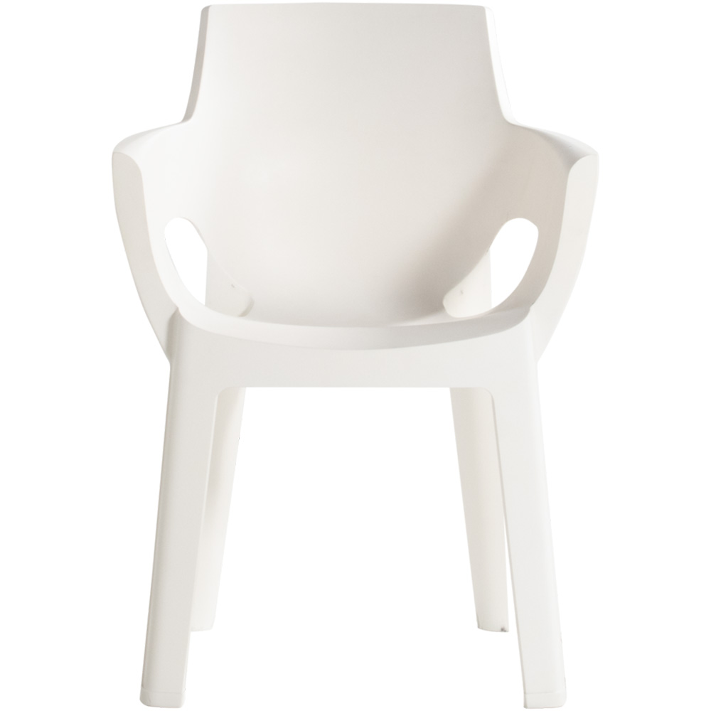 Hartman Ivy stapelbare tuinstoel royal white per 6 stuks 