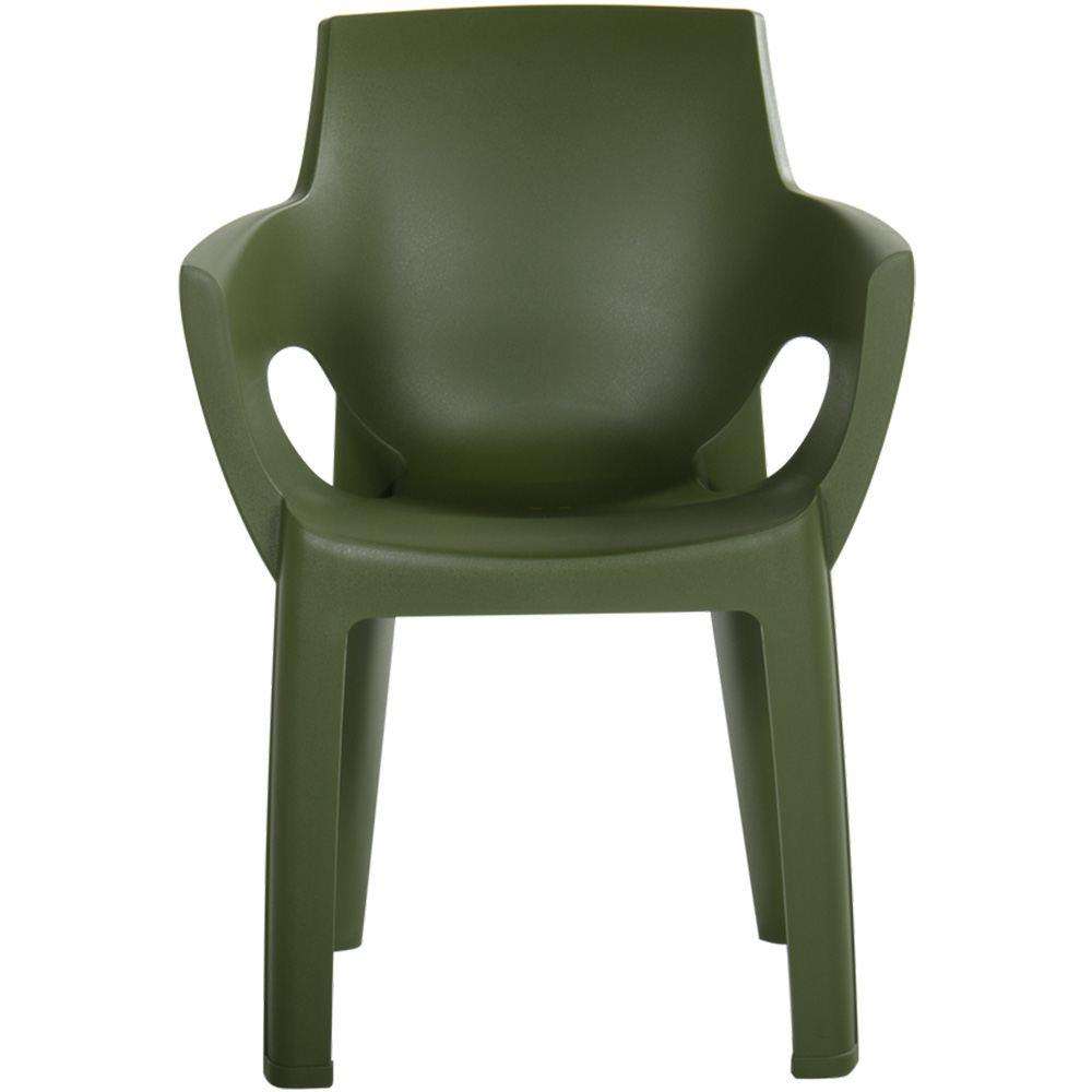 Hartman Ivy stapelbare tuinstoel moss green per 6 stuks 