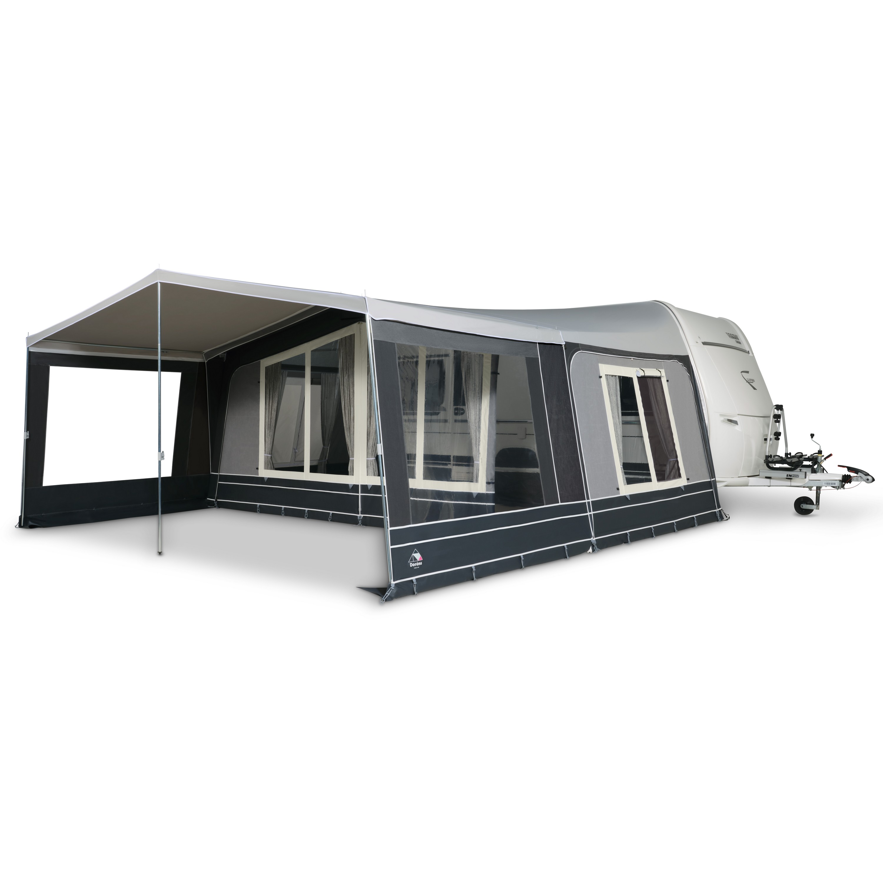 Doréma Locarno Plus Diamond voortentluifel 22 mm stalen frame anthracite