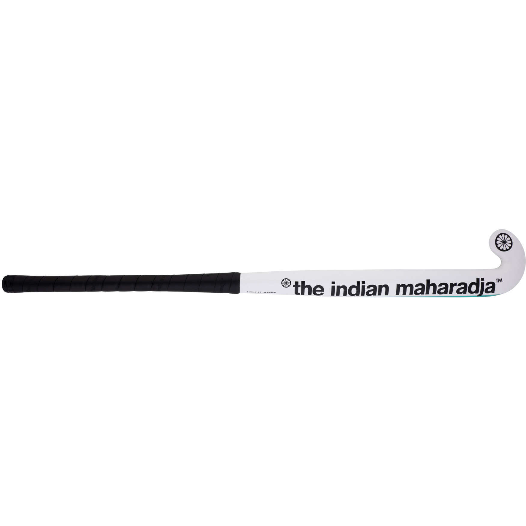 The Indian Maharadja Tegha 20 Low Bow hockeystick white mint green - 36,5 inch