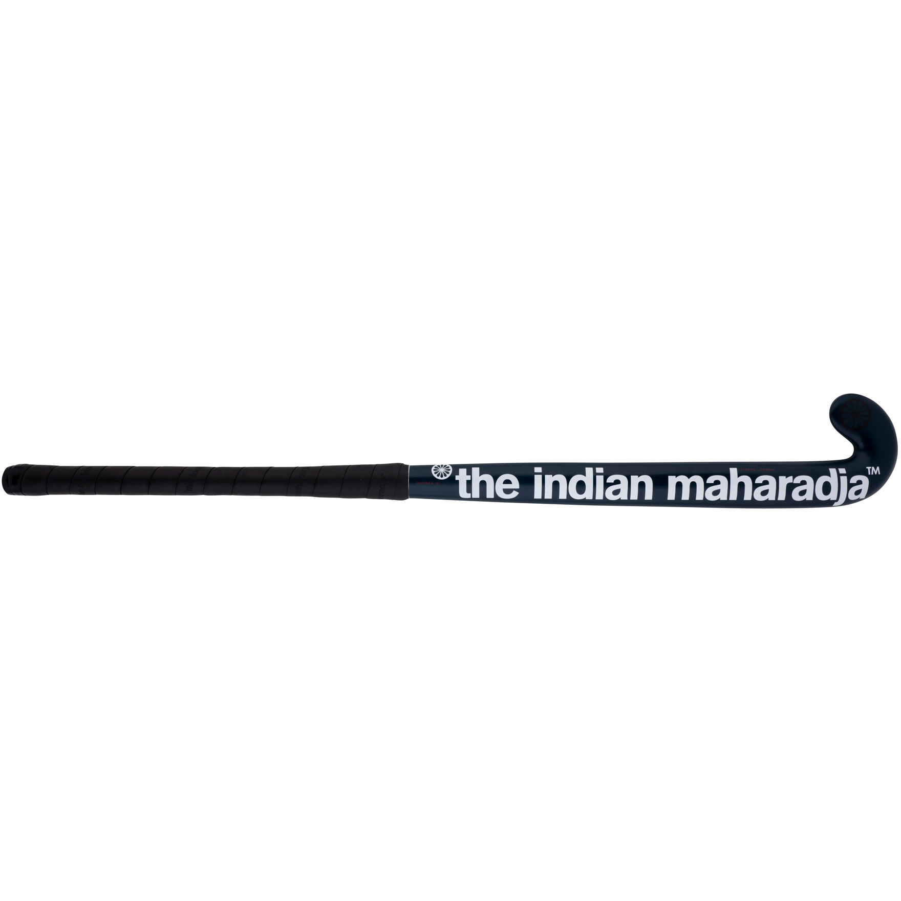 The Indian Maharadja Jhuknaa 80 Extreme Low Bow hockeystick blue white 