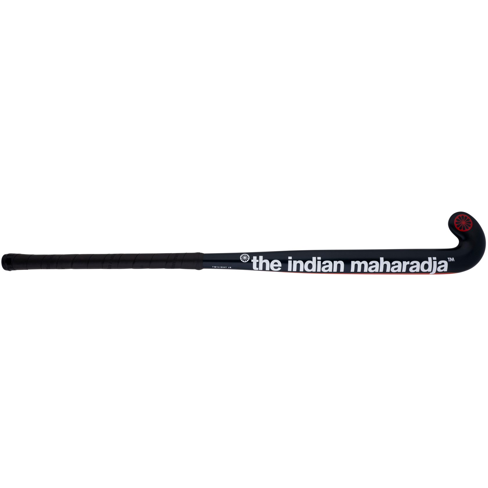 The Indian Maharadja Twilight Mid Bow hockeystick junior dark blue red 
