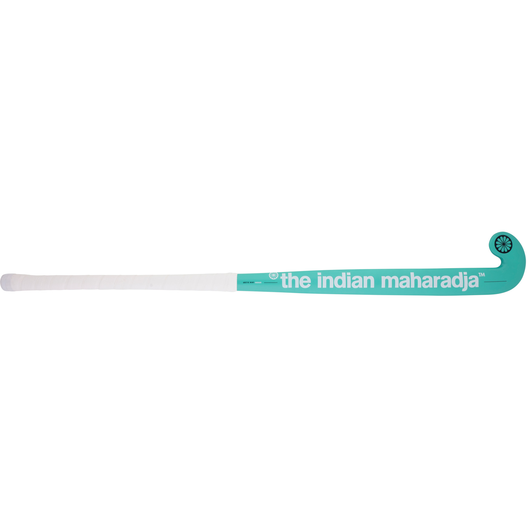 The Indian Maharadja Arctic Mint Mid Bow zaalhockeystick mint green white - 36,5 inch