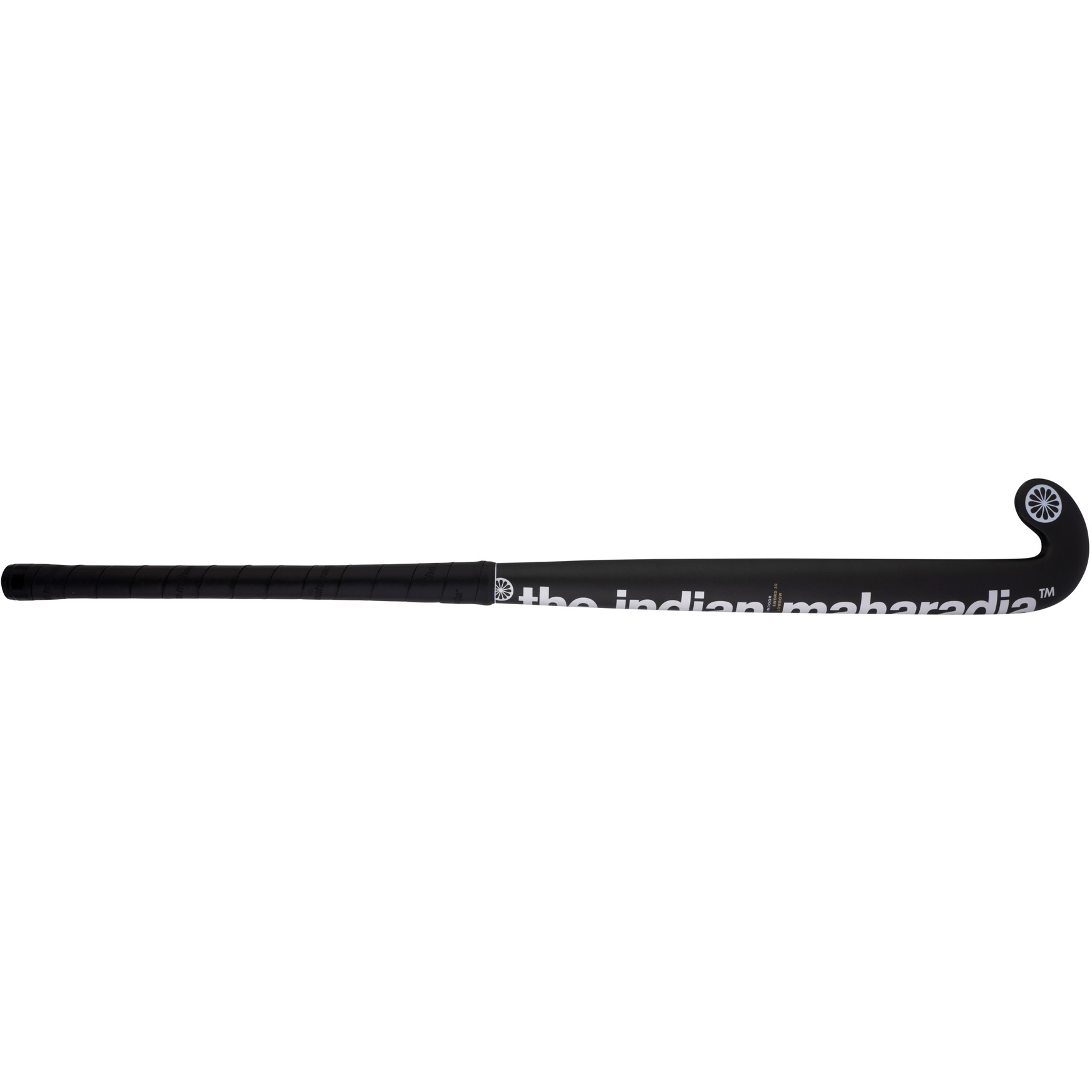 The Indian Maharadja Sword 30 Low Bow zaalhockeystick black silver 