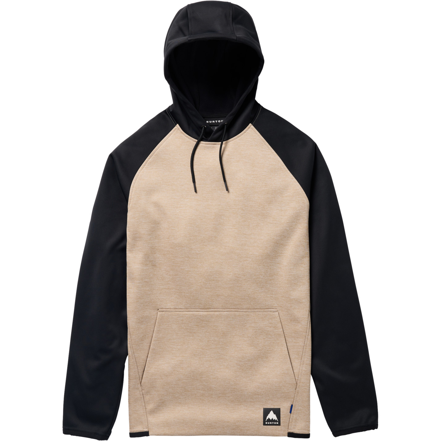 Burton Crown hoodie heren summit taupe true black 