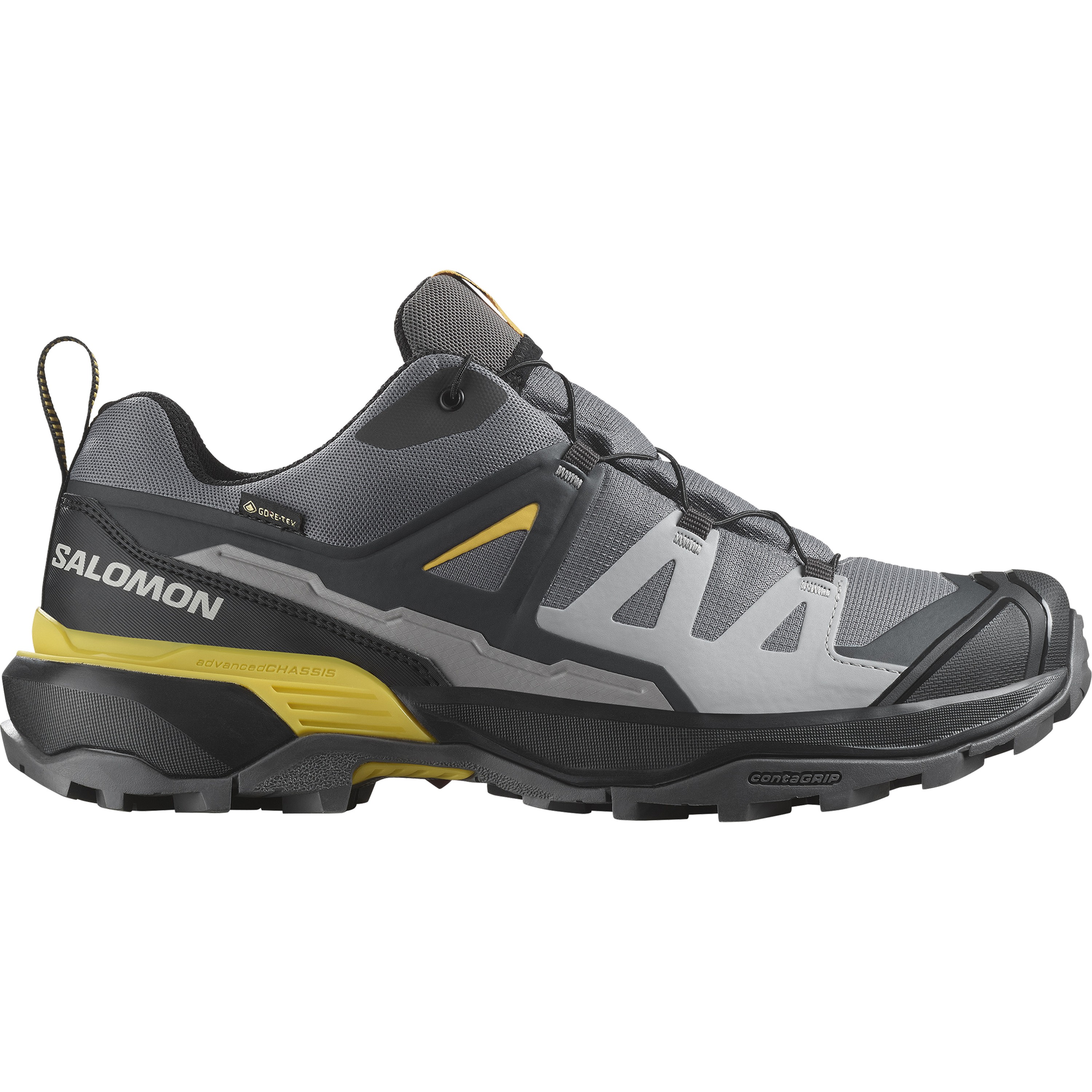 Salomon X ULTRA 360 GORE-TEX wandelschoenen heren castlerock black spicy mustard