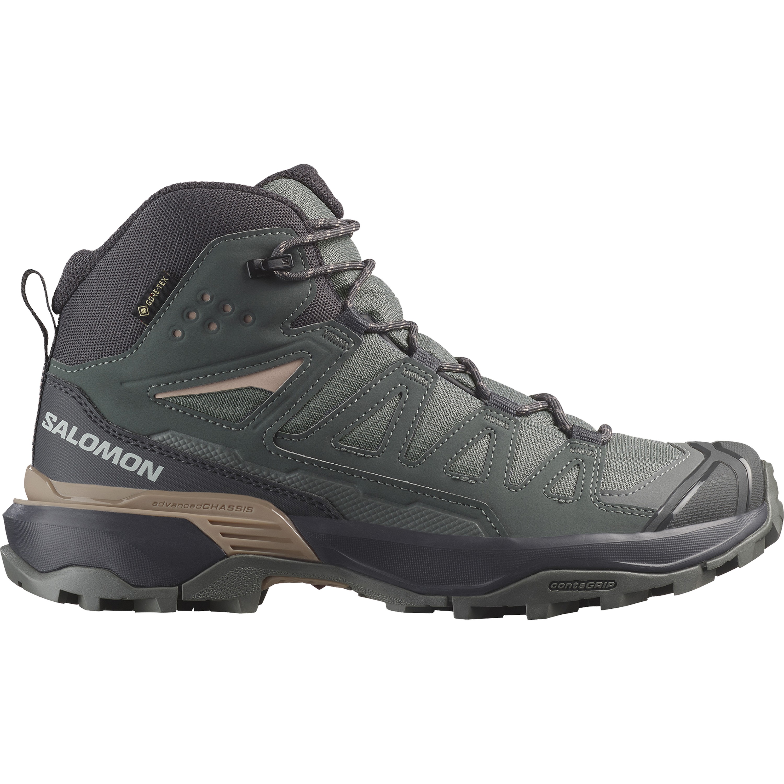 Salomon X ULTRA 360 MID GORE-TEX winter wandelschoenen dames sedona sage urban chic etherea