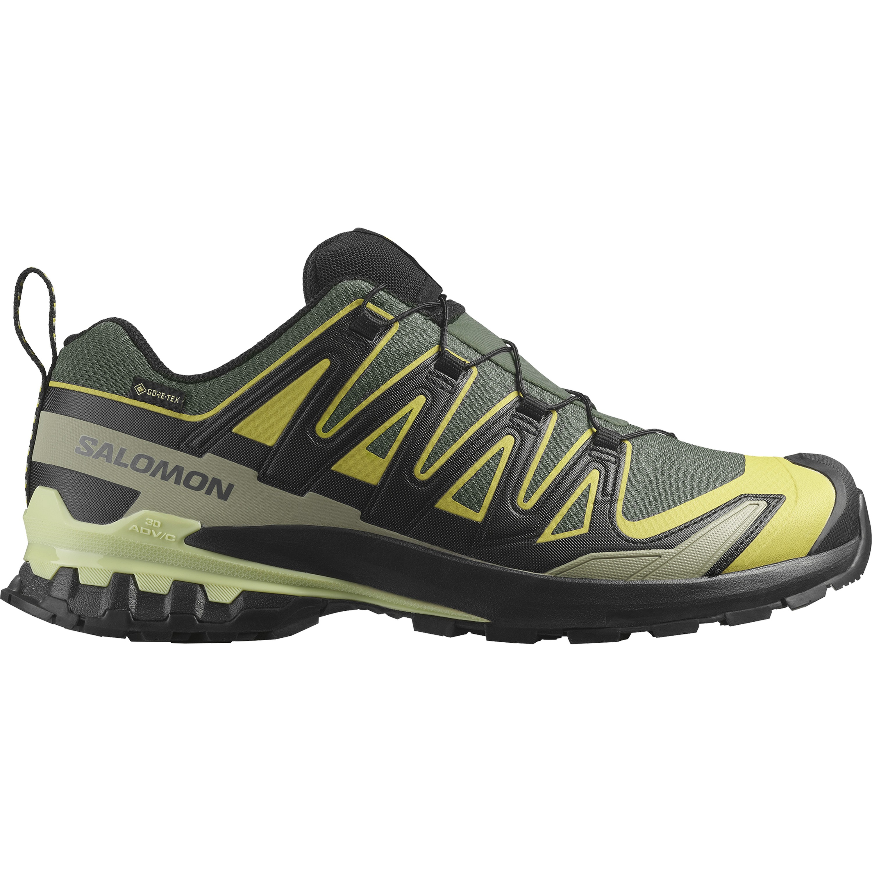 Salomon XA PRO 3D V9 GORE-TEX wandelschoenen heren urban chic black cress green