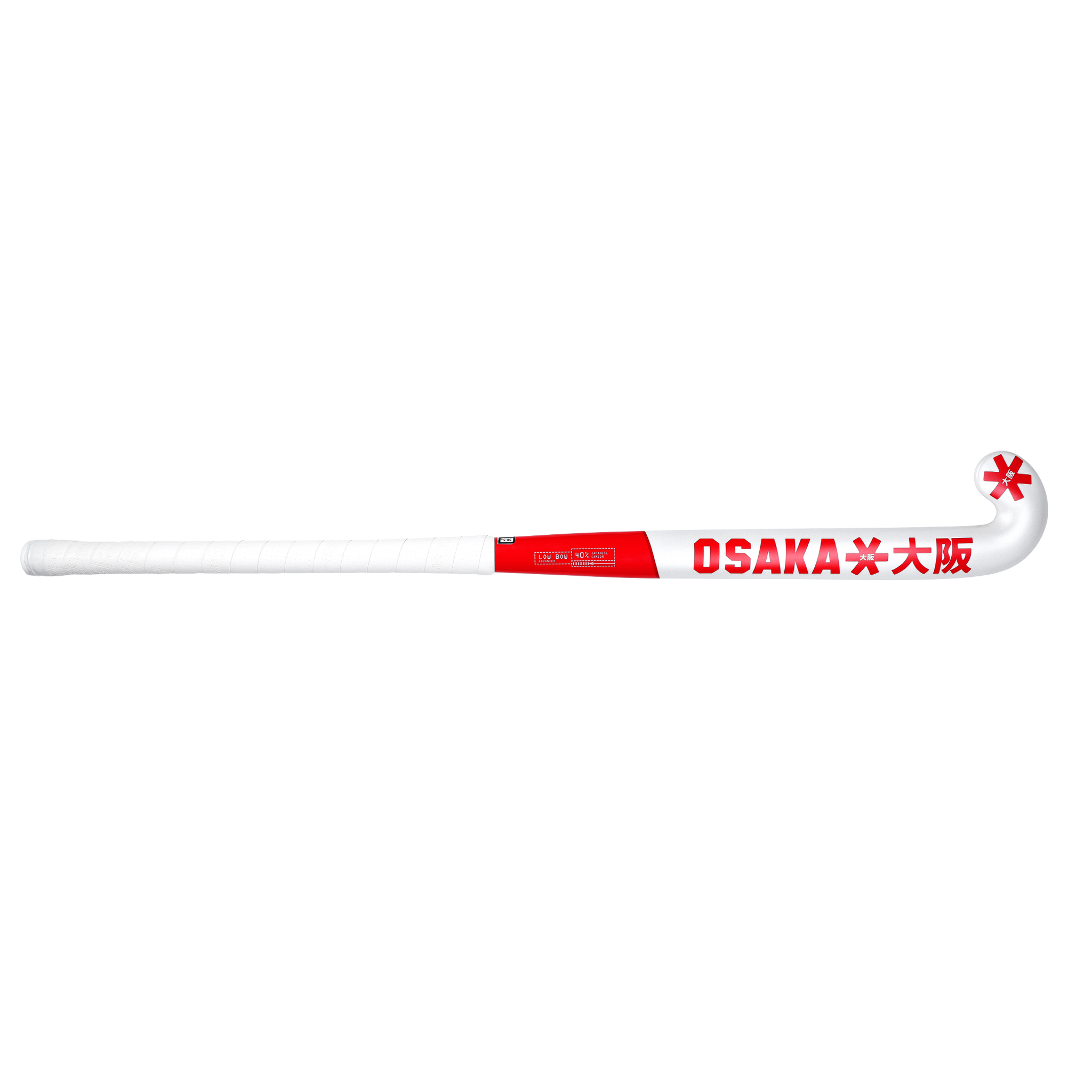 Osaka Low Bow Advanced 40 hockeystick pompeian red 