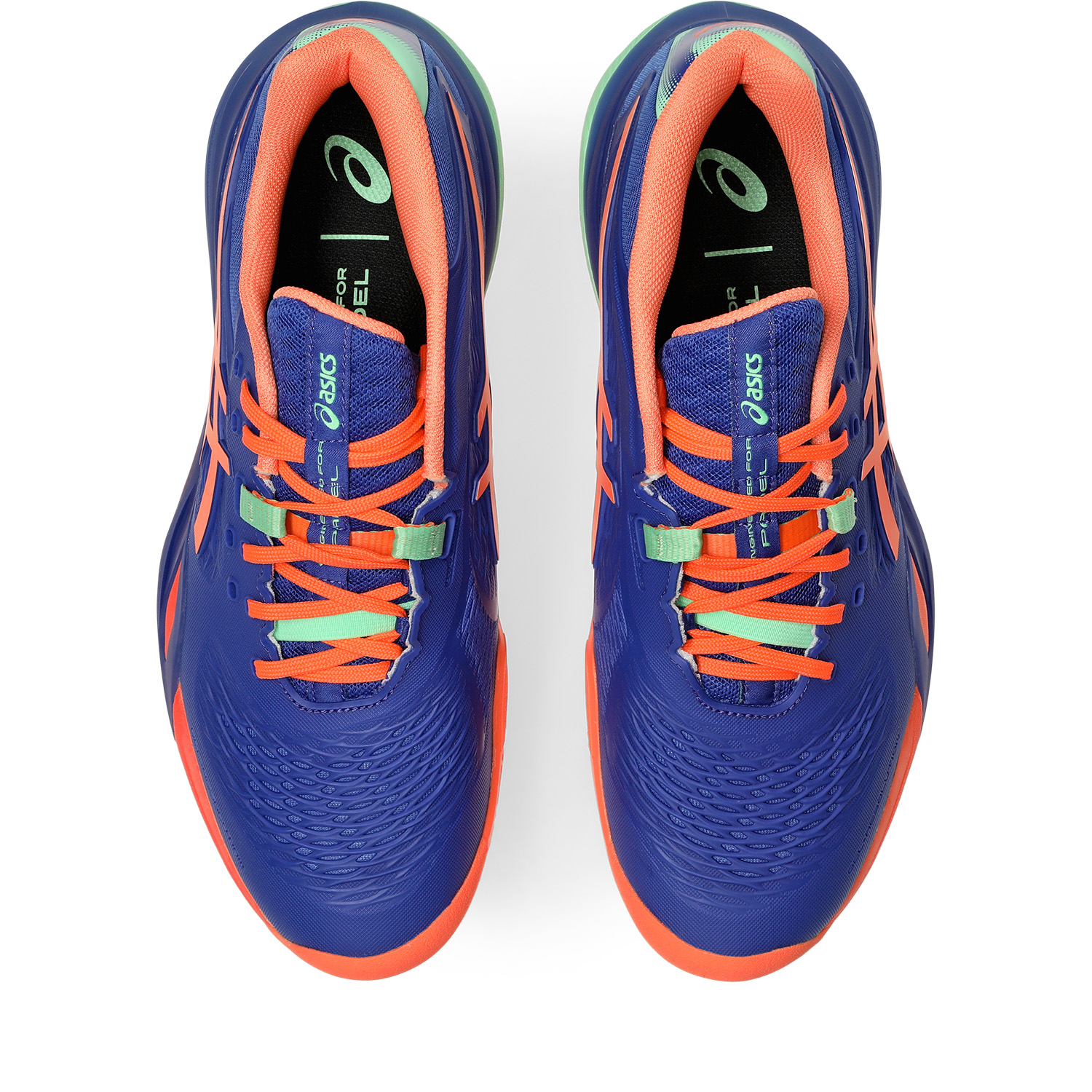 ASICS Gel-Resolution X padelschoenen heren dark cobalt vivid coral