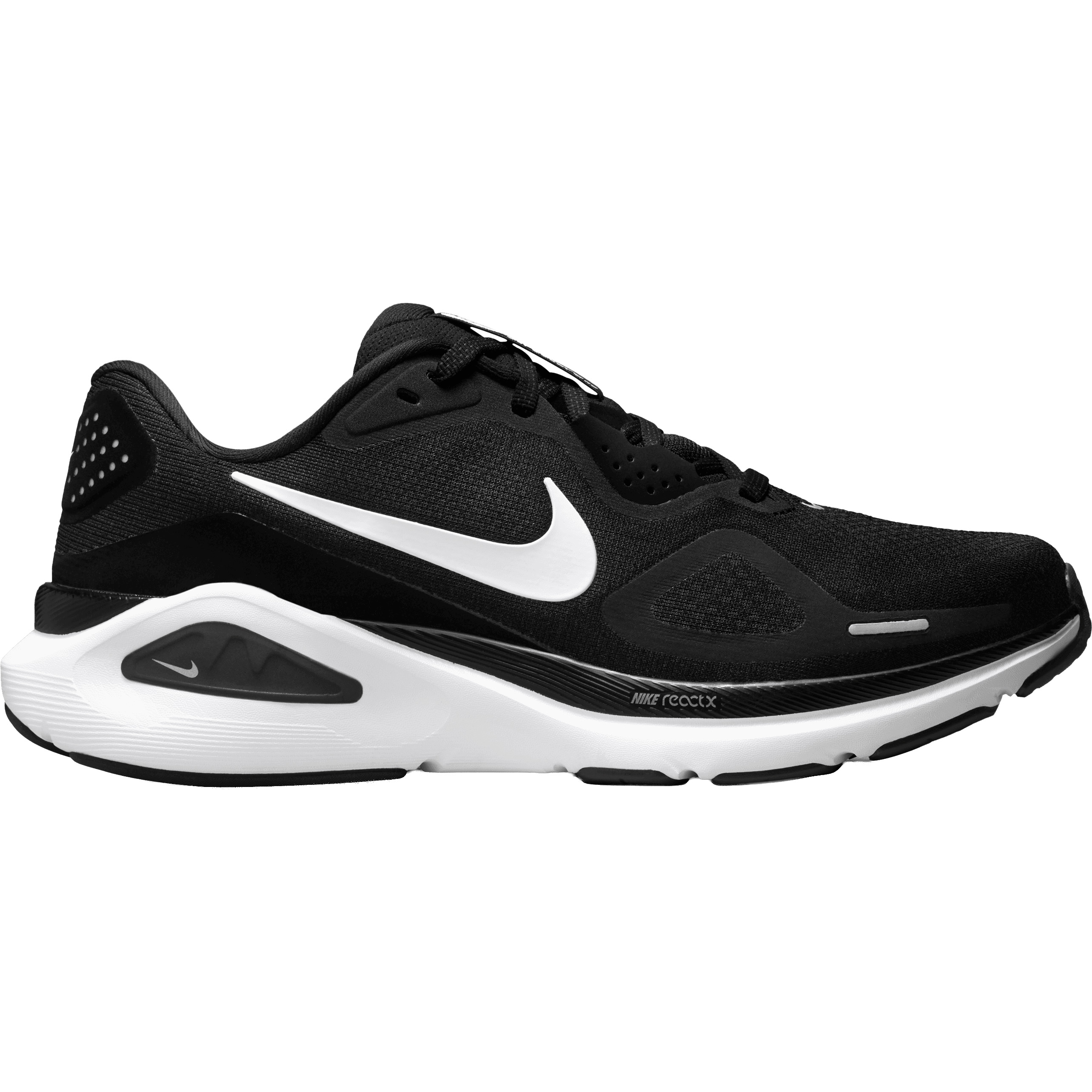 Nike Structure 26 hardloopschoenen dames black cool grey metallic silver white