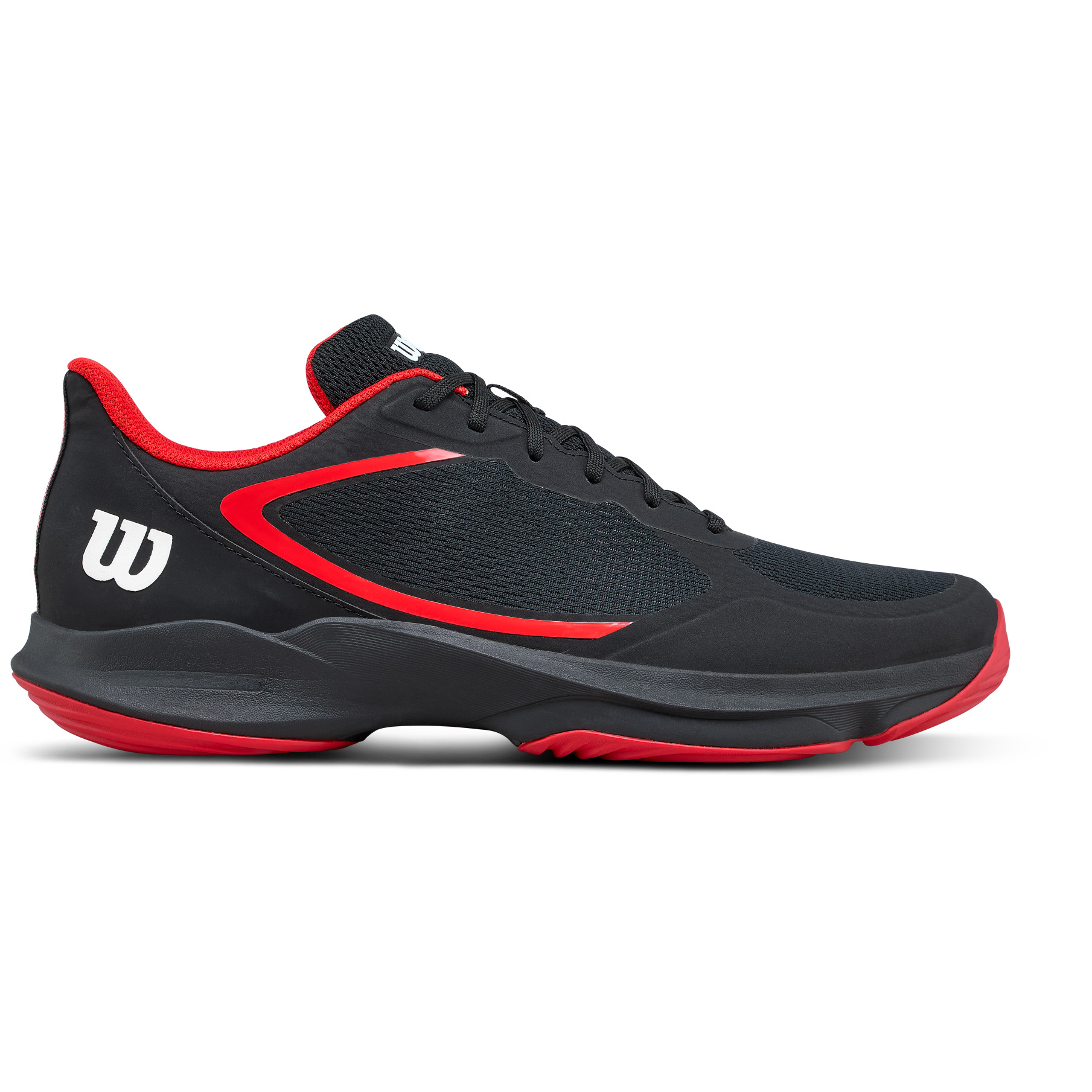 Wilson Hurakn Lite padelschoenen heren black infrared white