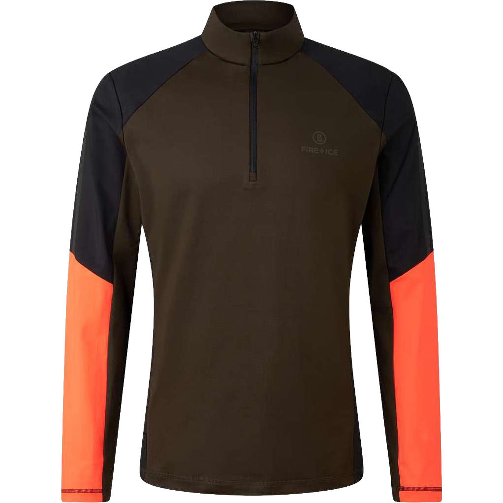 BOGNER FIRE+ICE Berkan skipully heren chocolate neon orange 