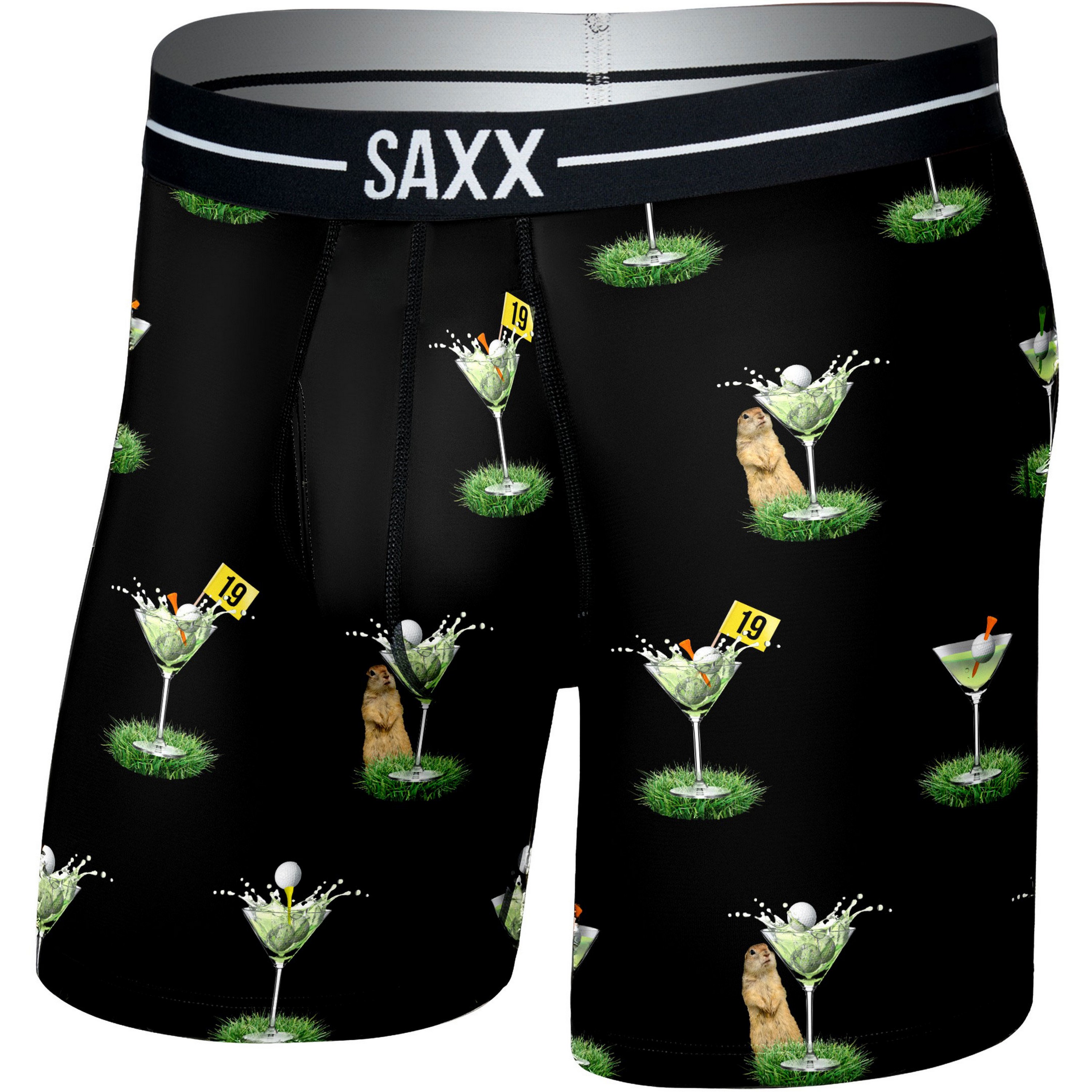SAXX Volt Breathable Mesh onderbroek heren my handicap  black