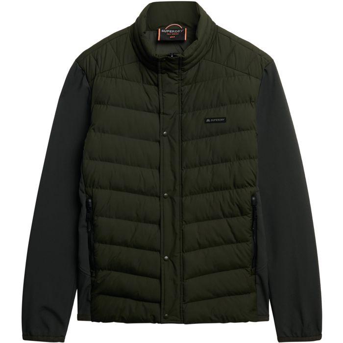 Superdry Storm Popper Softshell winterjas heren olive green