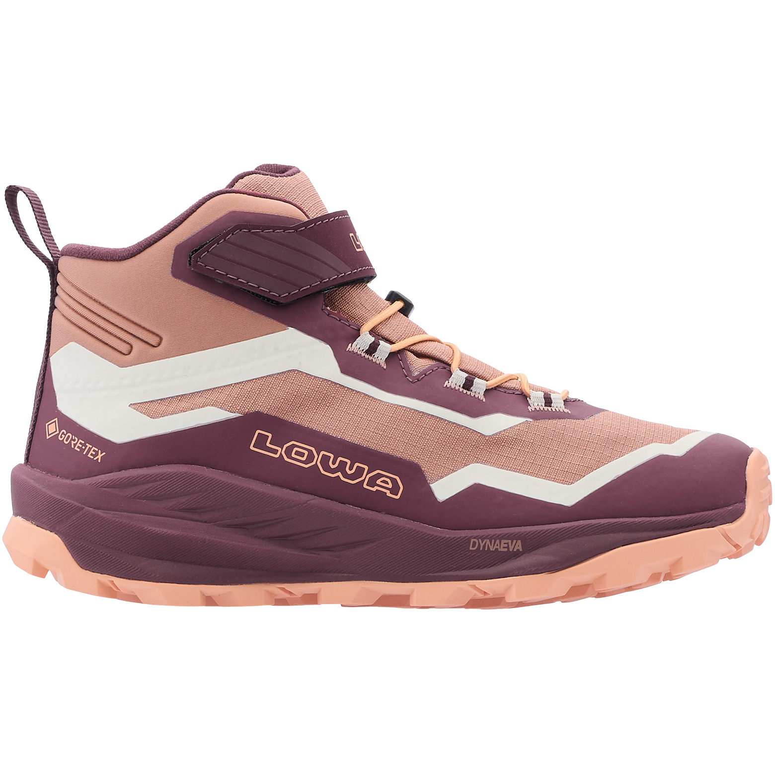 Lowa TRAILUX GTX MID wandelschoenen junior burgundy clay
