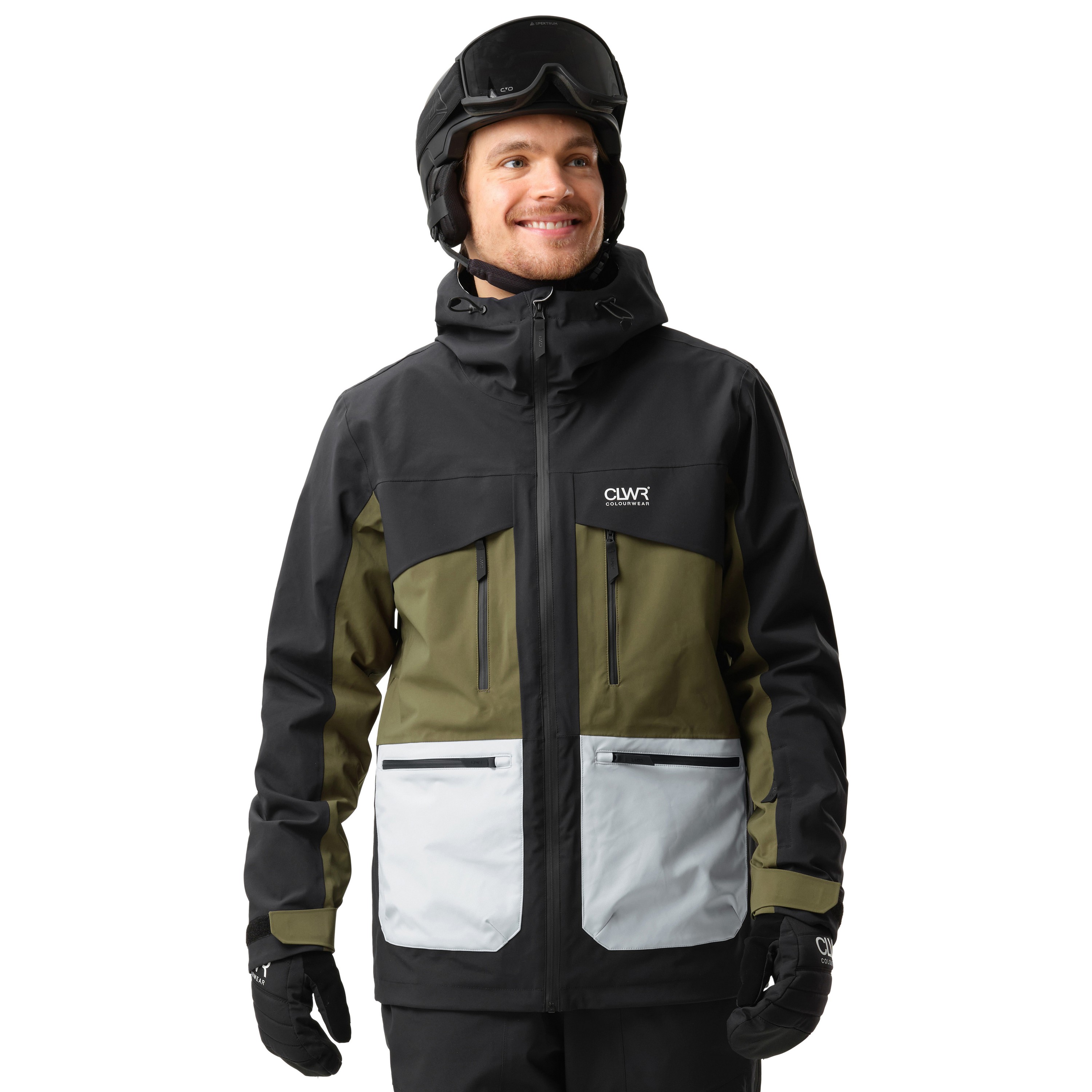 ColourWear Transfer winterjas heren black 