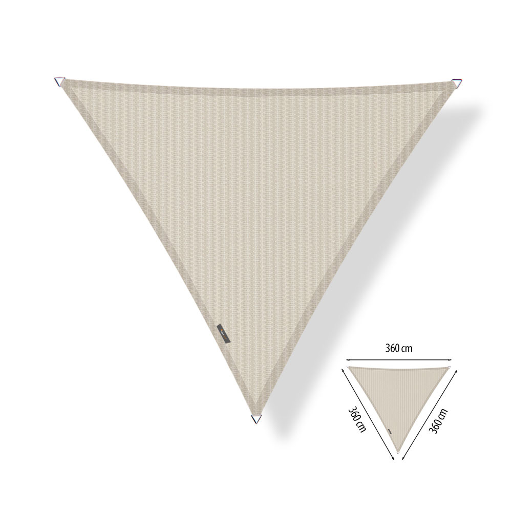 Shadow Comfort Driehoek schaduwdoek 360 x 360 x 360 cm sahara sand